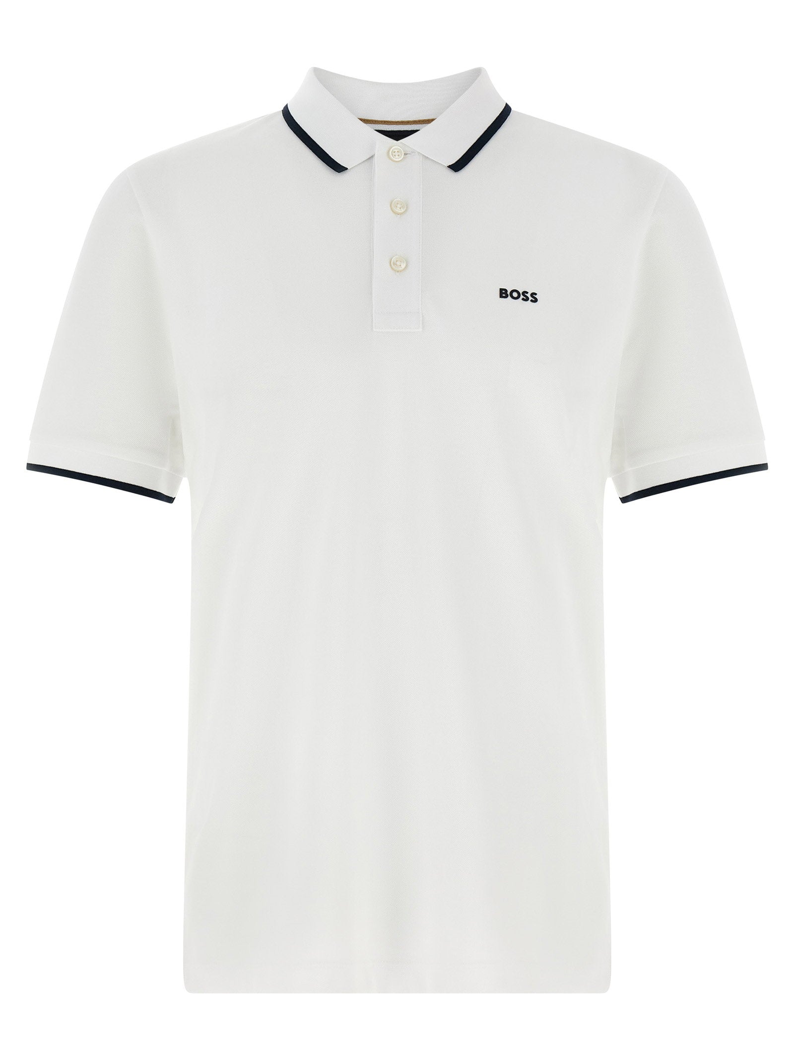 Hugo Boss Parlay 190 Polo Piqué Wit Shirts Hugo Boss