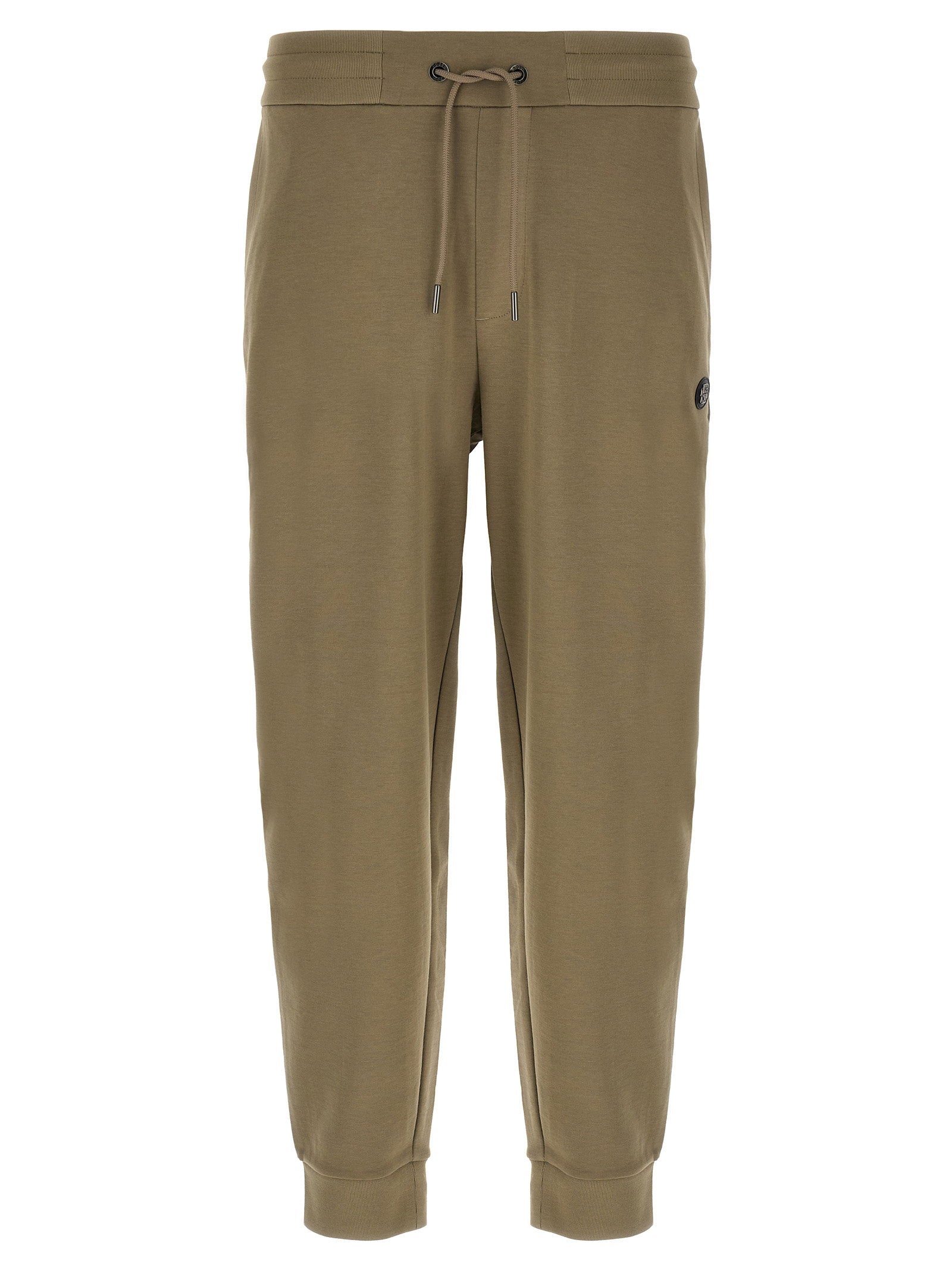 Hugo Boss C-Locsin 01 Sweat Joggingbroek met Logo Patch Kaki-thumbmail-1