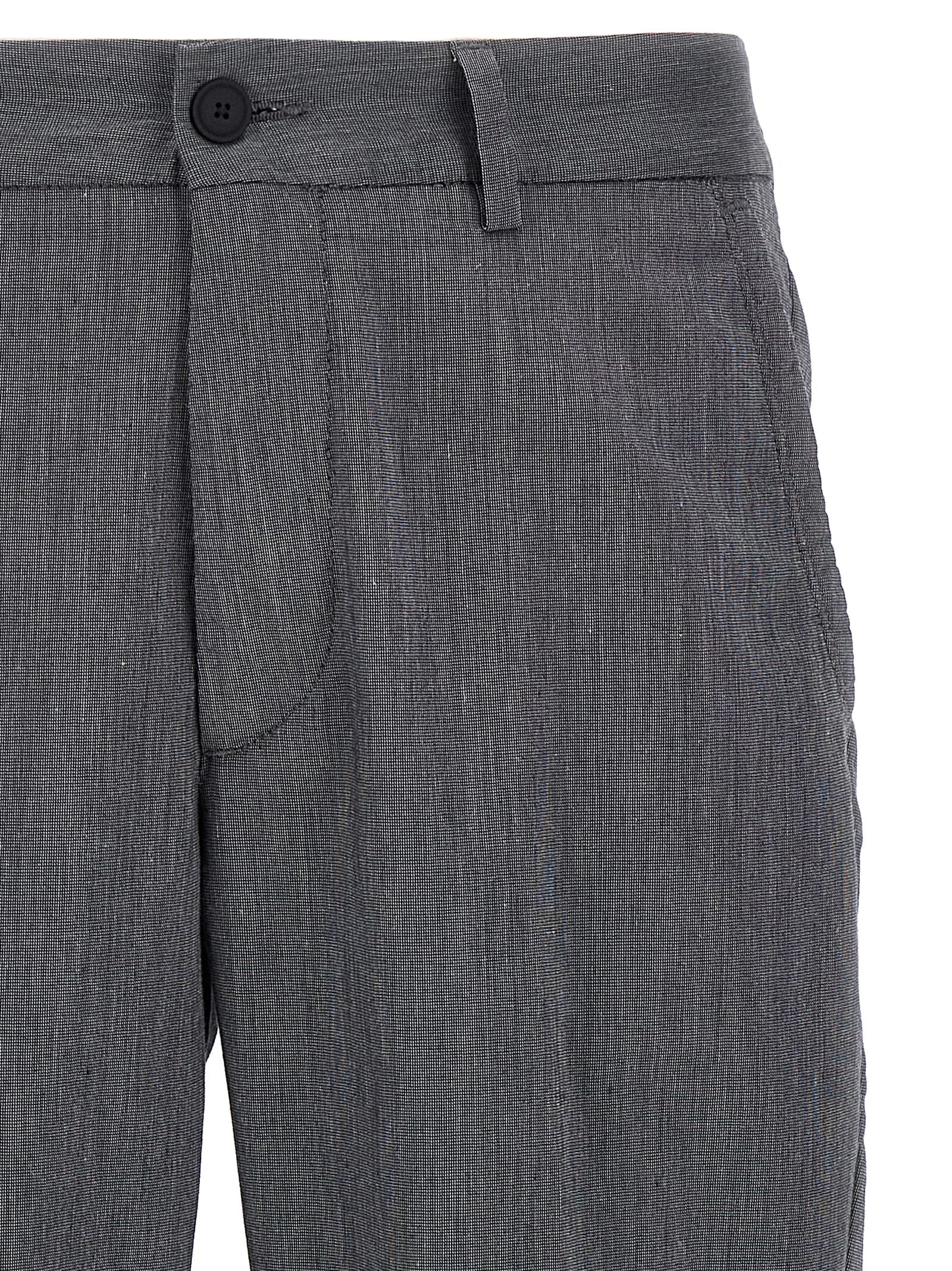 Zijaanzicht van de blauwe Hugo Boss Kaiton-1 broek