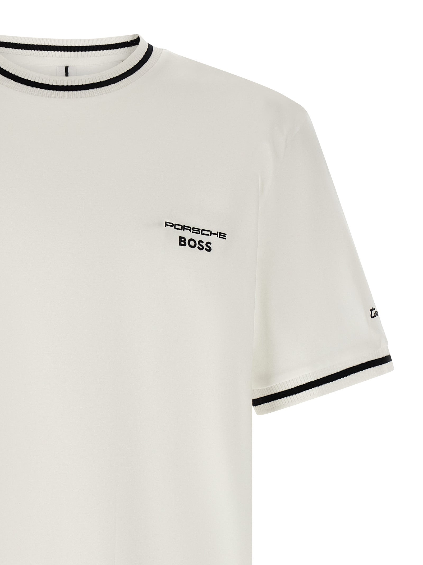 Hugo Boss Porsche x BOSS C-Taut 197 Cotton T-shirt White-thumbmail-3