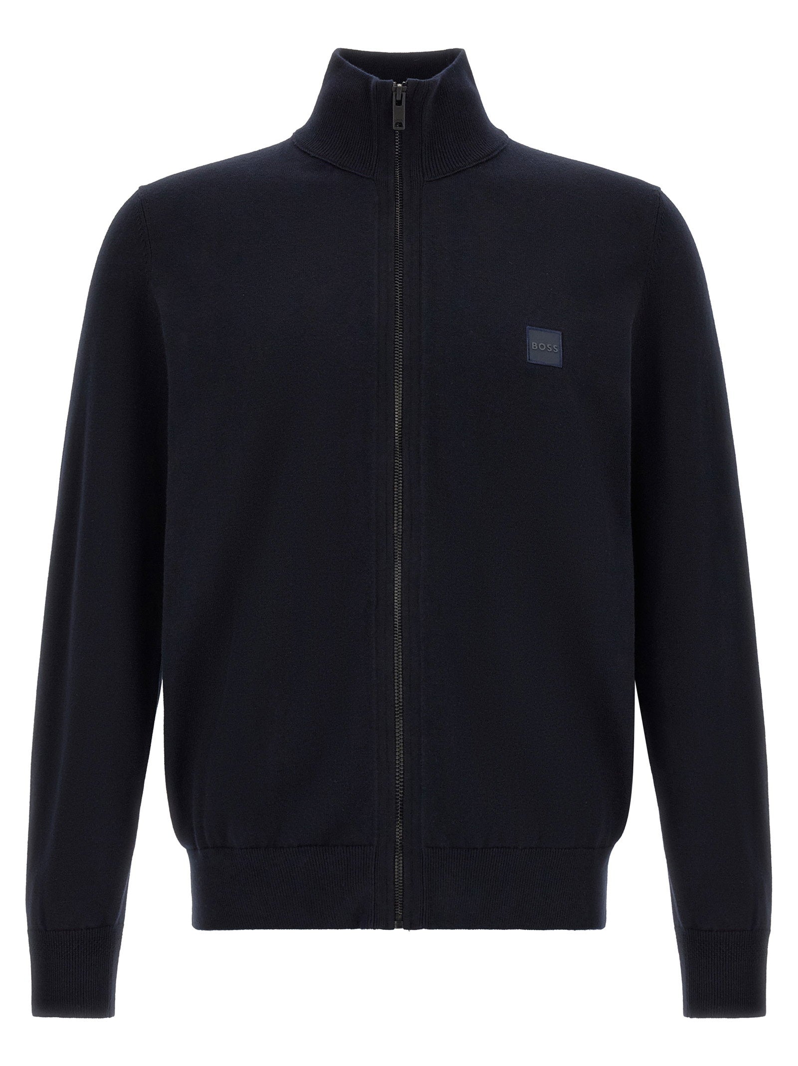 Hugo Boss Kanozip_S Cardigan Donkerblauw Topwear Hugo Boss