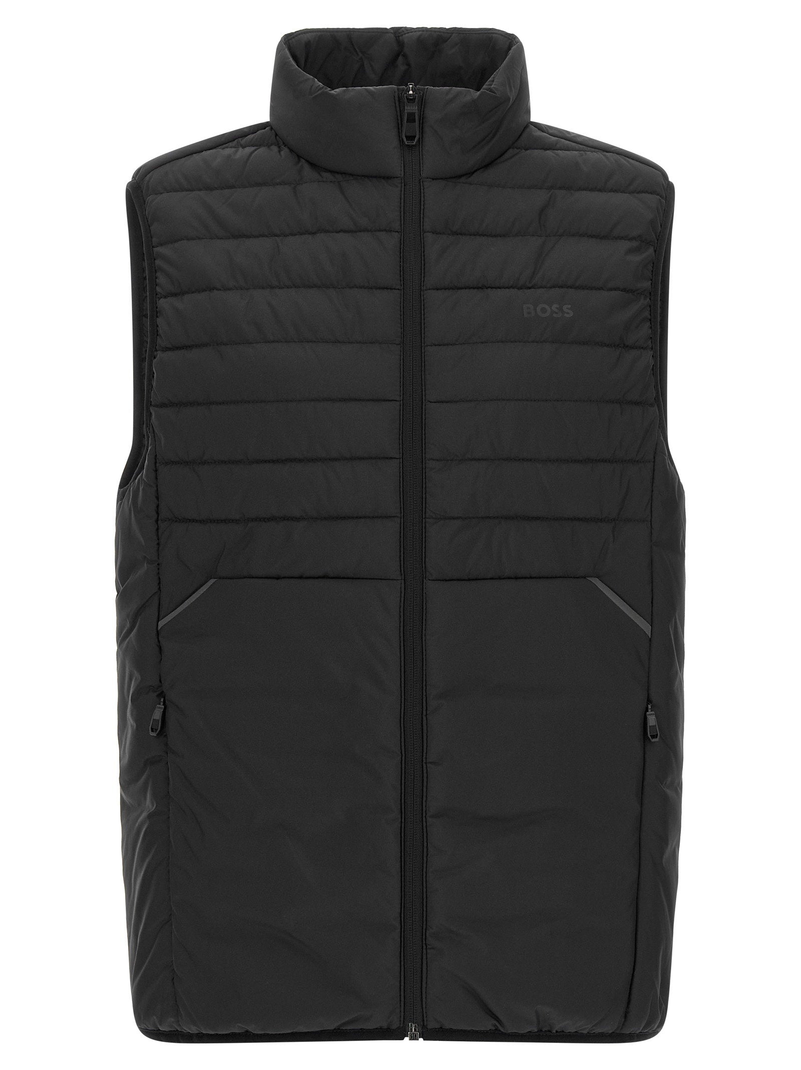 Hugo Boss Urbanex bodywarmer zwart, vooraanzicht