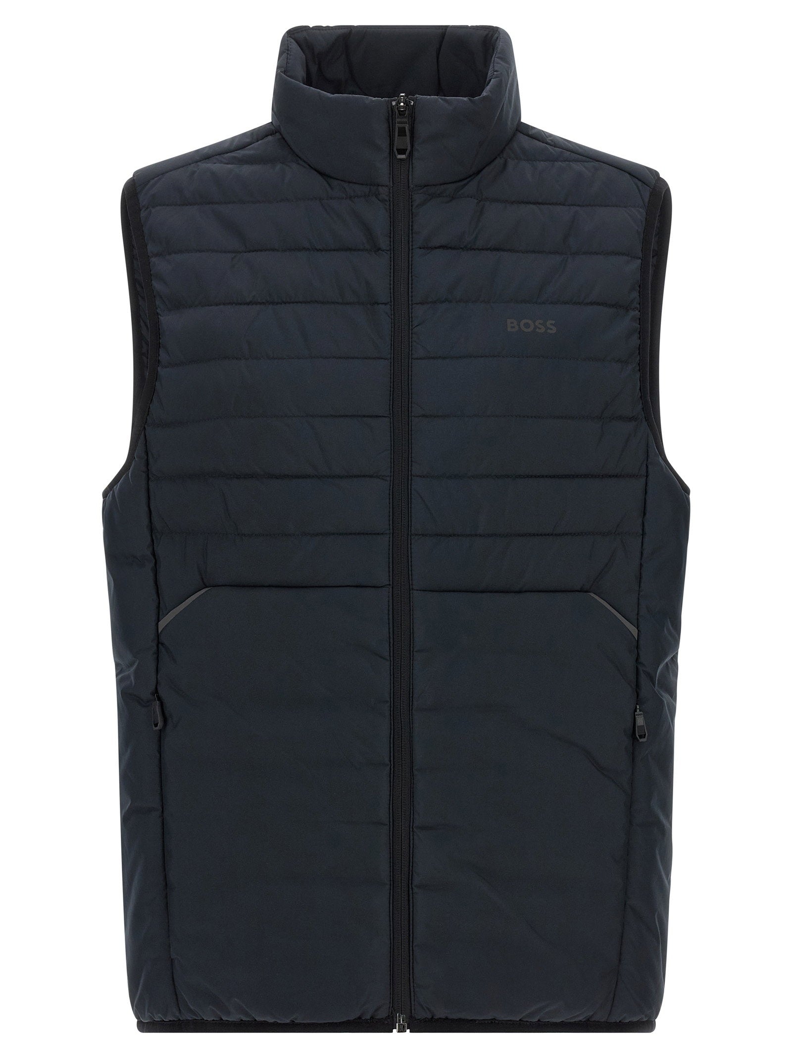 Hugo Boss Gewatteerd Bodywarmer Marineblauw Vests Hugo Boss