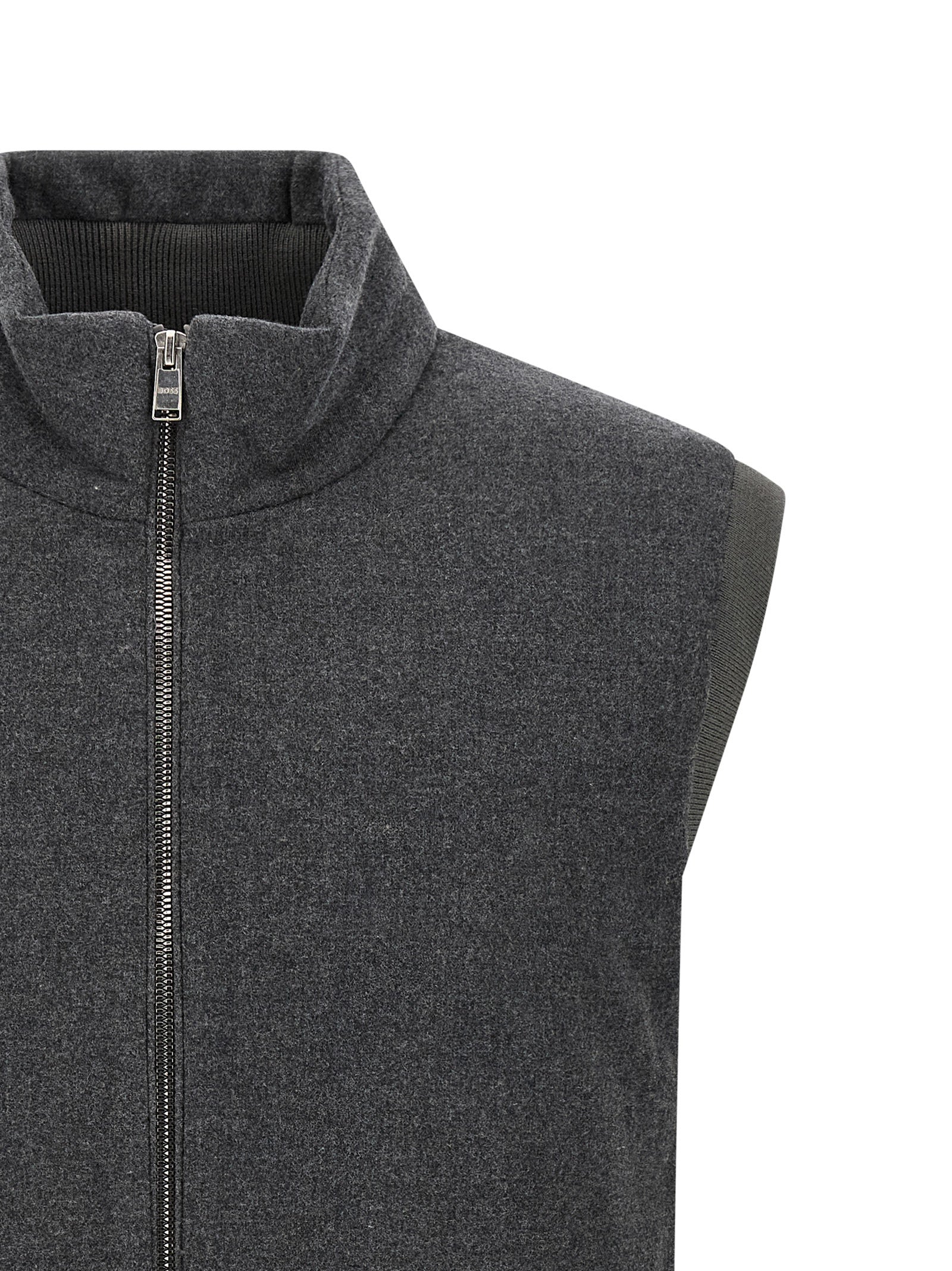 Hugo Boss Heflono Virgin Wool Vest Grey-3