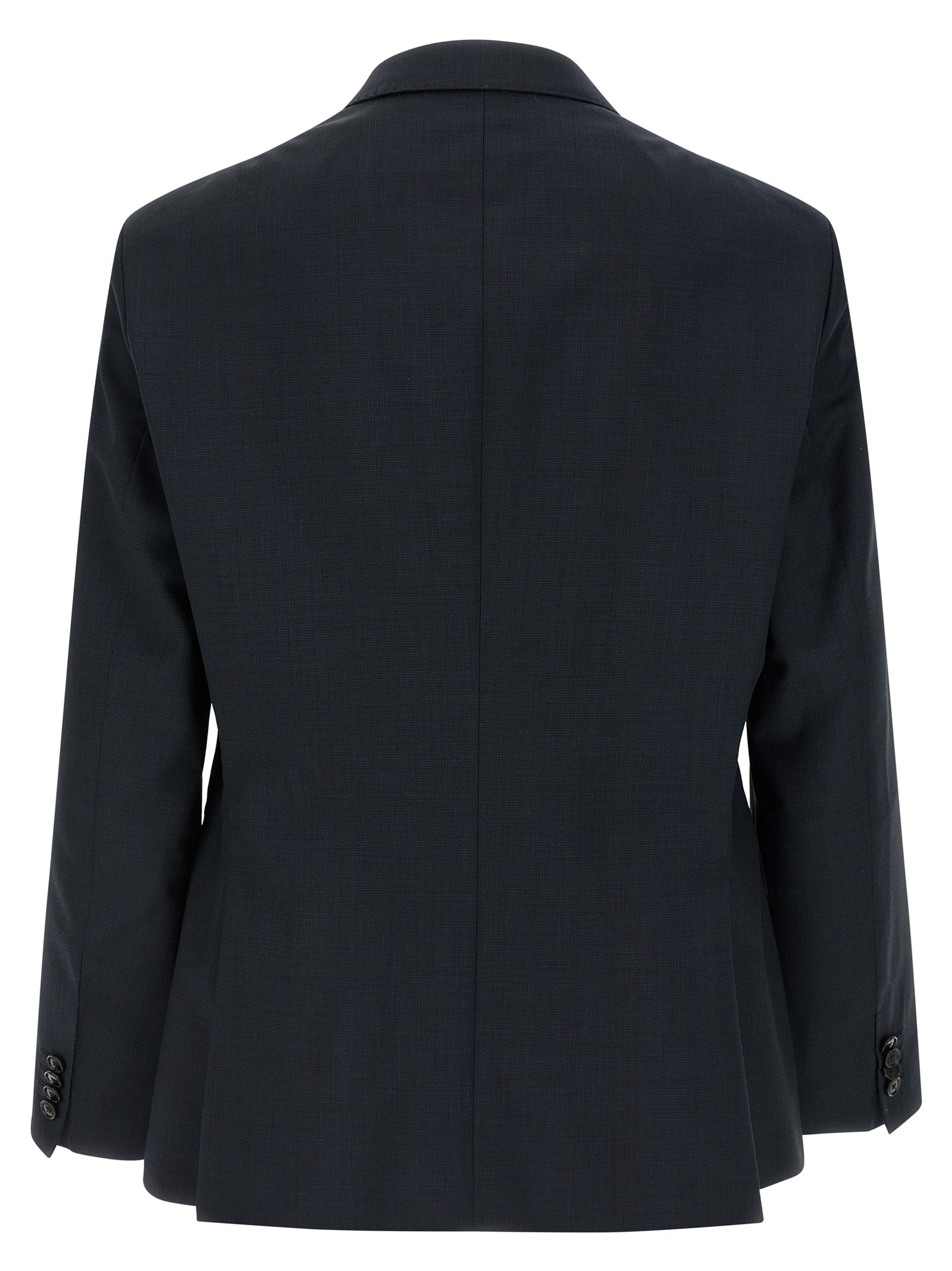 Hugo Boss Huge Marzotto Virgin Wool Suit Navy