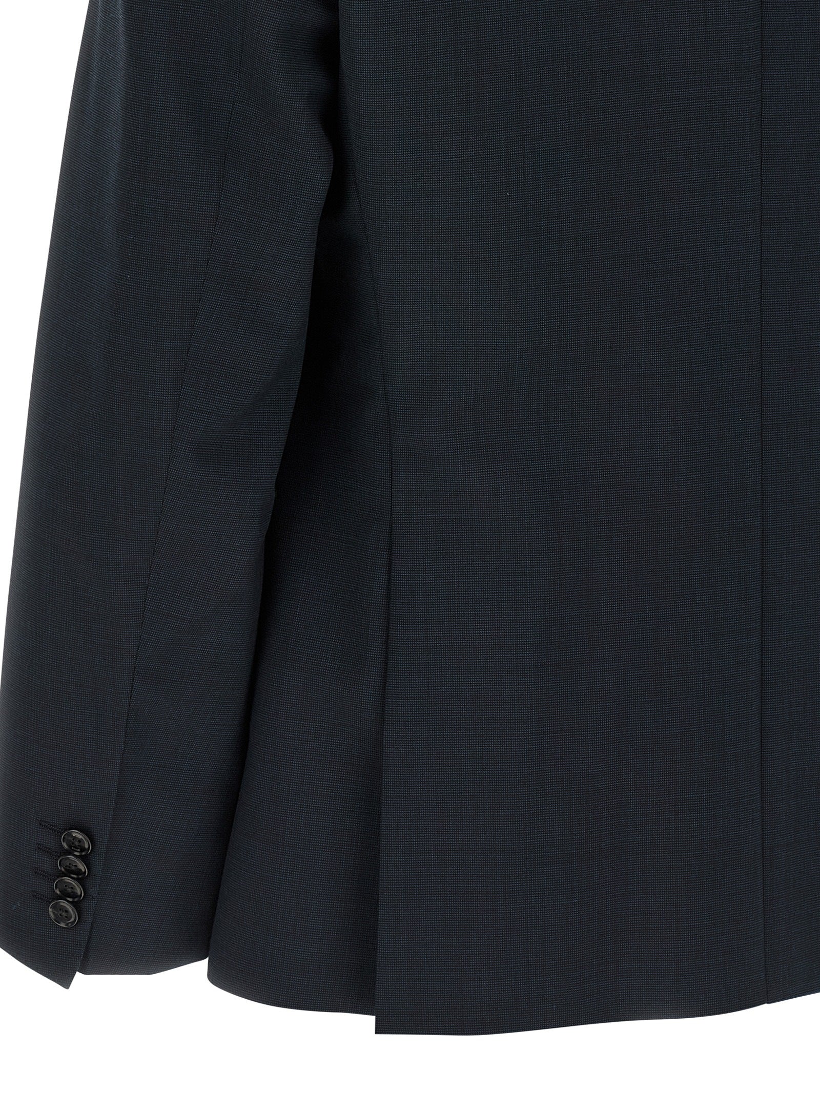 Hugo Boss Huge Marzotto Virgin Wool Suit Navy-3