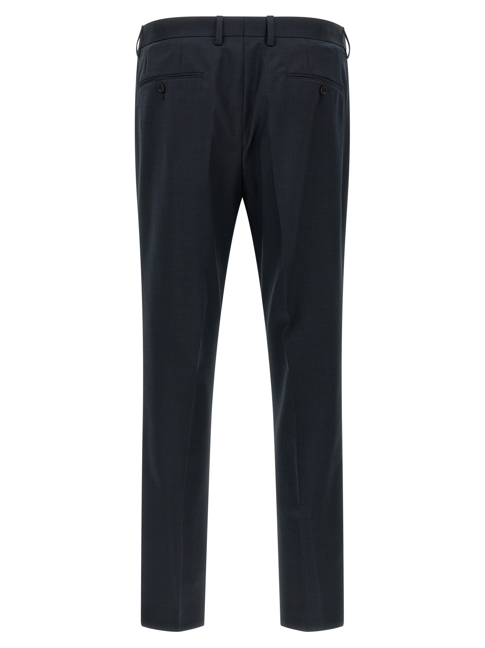 Hugo Boss Huge Marzotto Virgin Wool Suit Navy-5