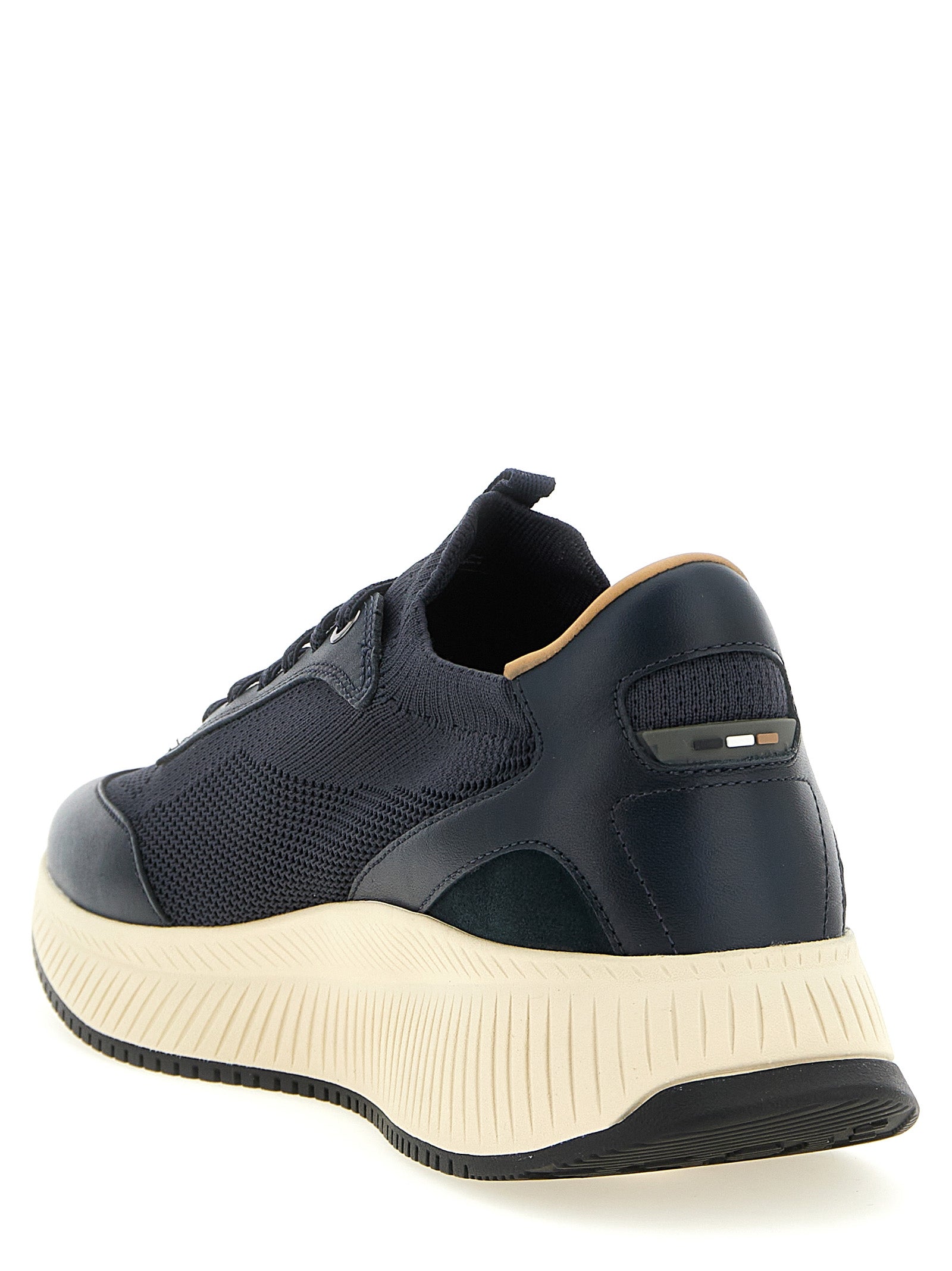 BOSS TTNM EVO Trainers with Knitted Uppers Navy-thumbmail-3