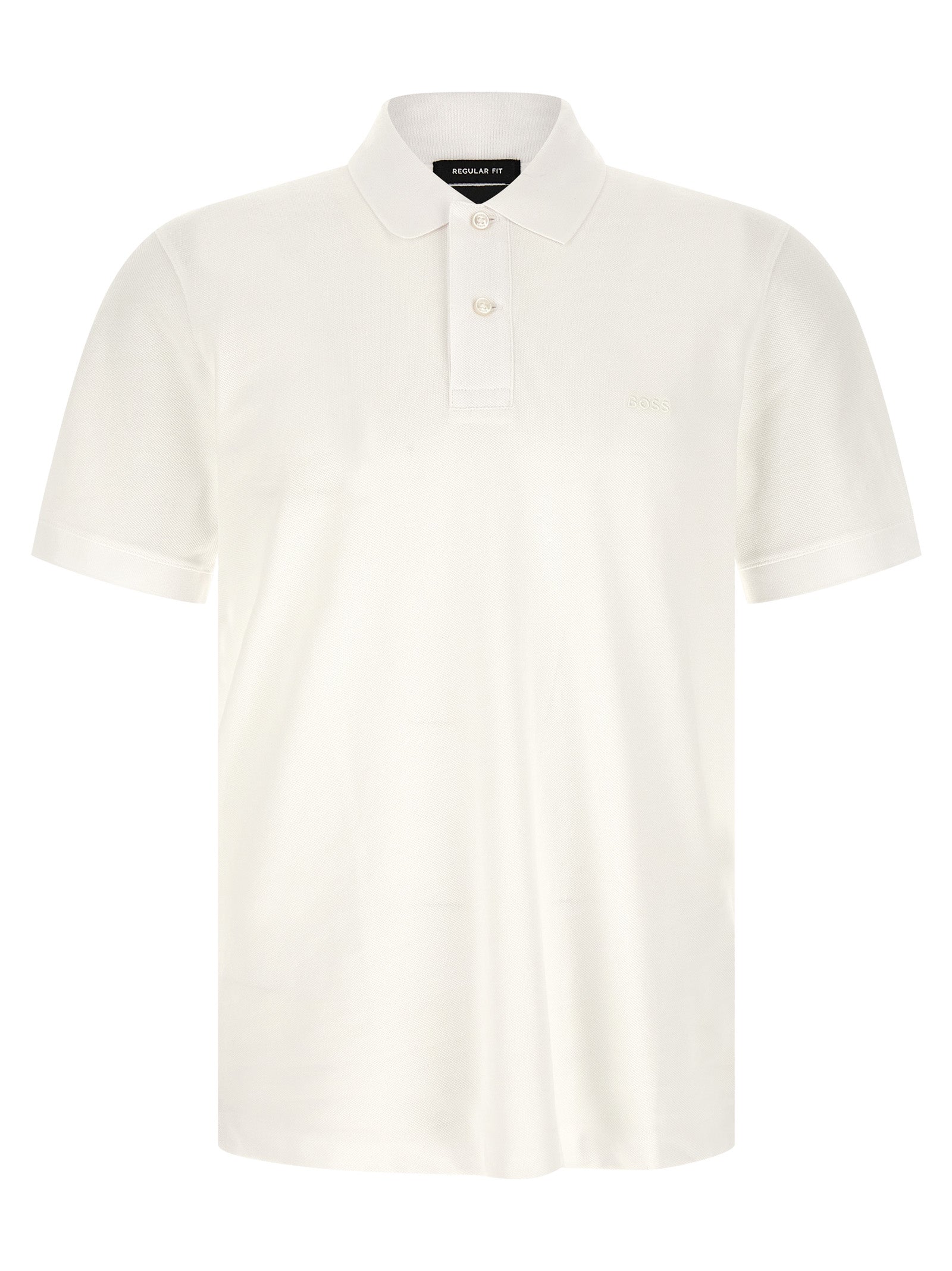 Hugo Boss Pallas Piqué Polo Shirt White