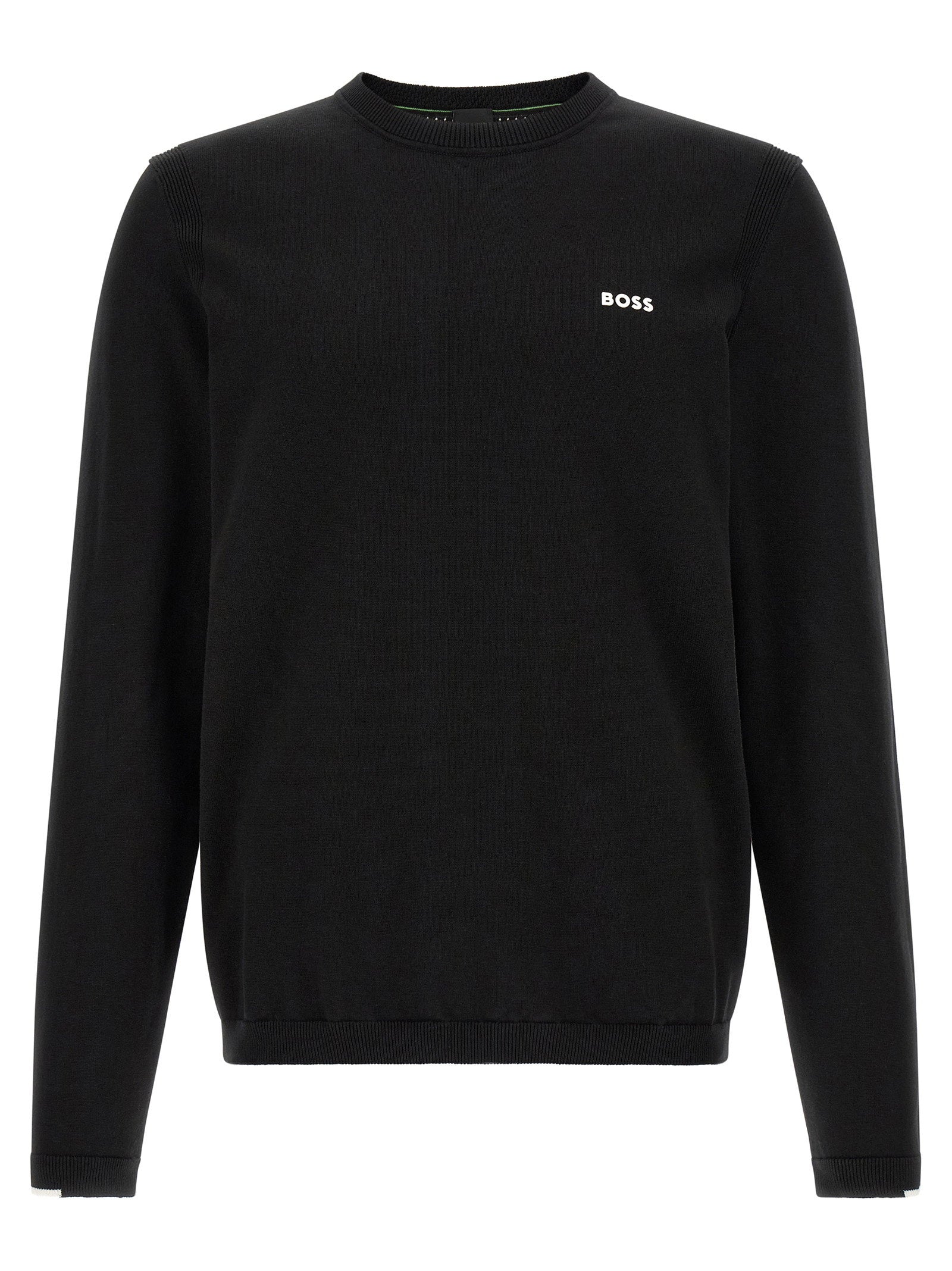 Hugo Boss Ever trui zwart, vooraanzicht