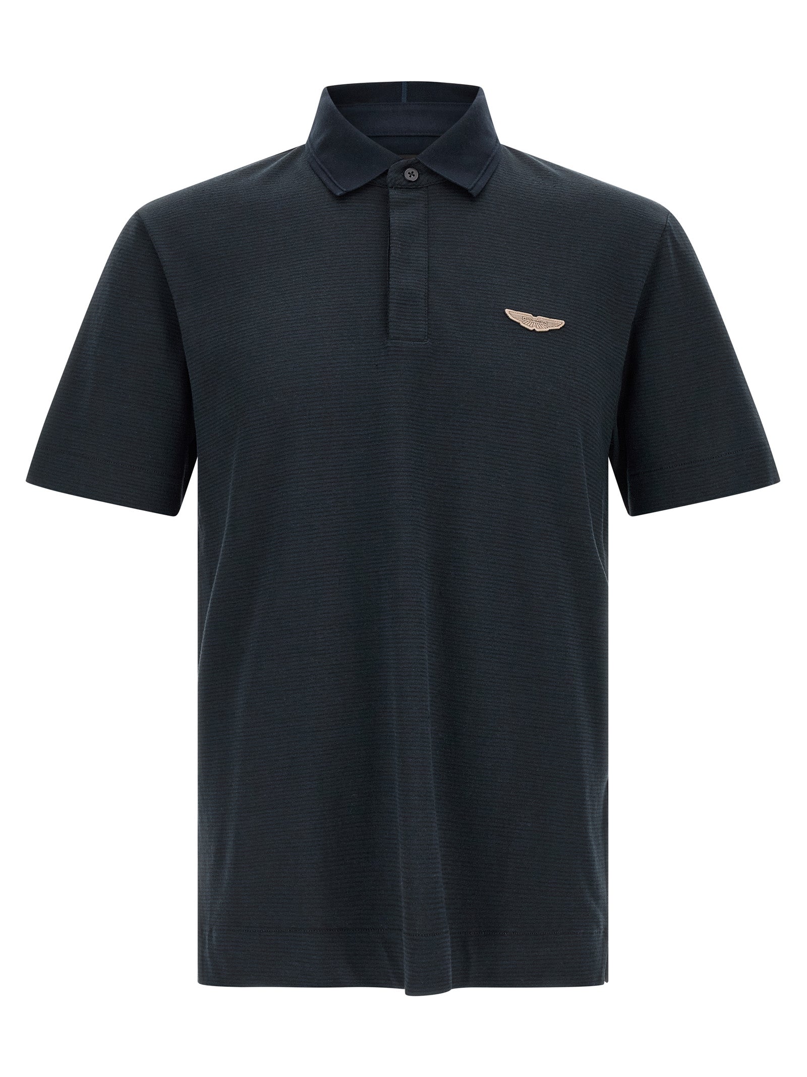BOSS x Aston Martin C-Parris 248 Linen Cotton Polo Shirt Navy