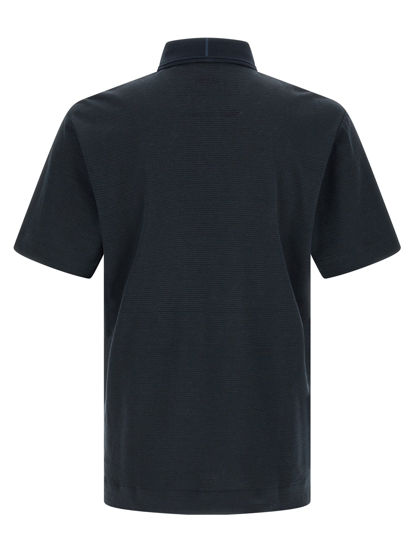 BOSS x Aston Martin C-Parris 248 Linen Cotton Polo Shirt Navy