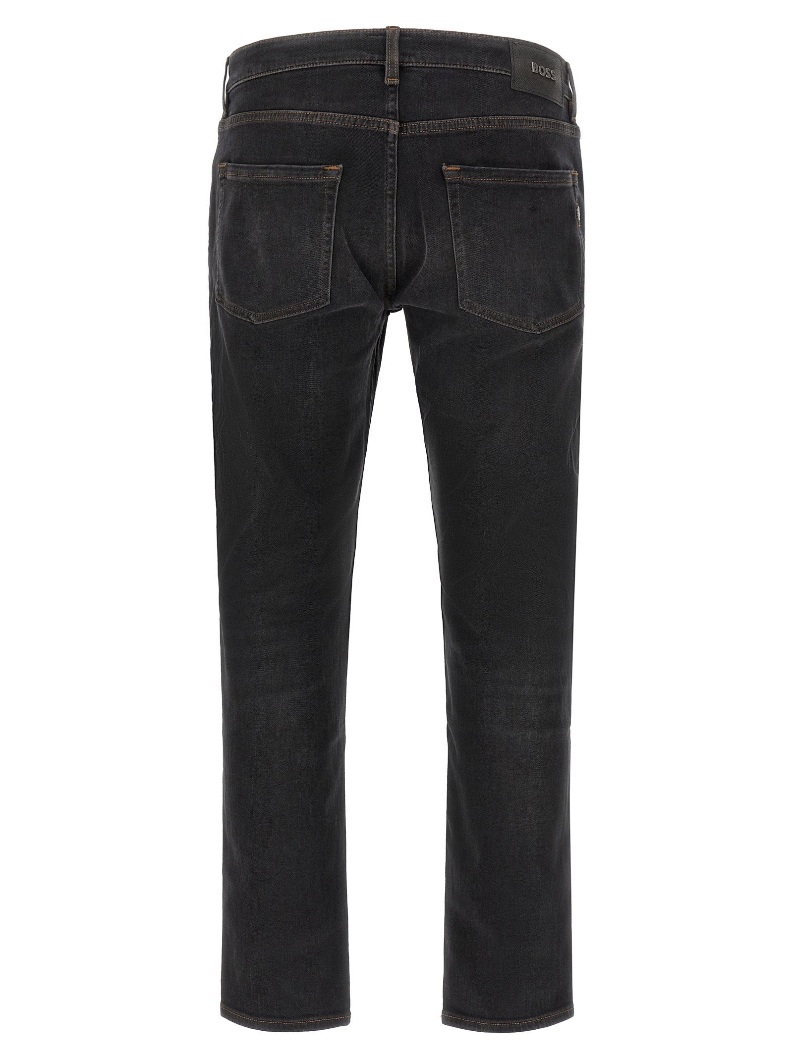 Hugo Boss H-Delaware Slim Jeans Zwart Jeans Hugo Boss