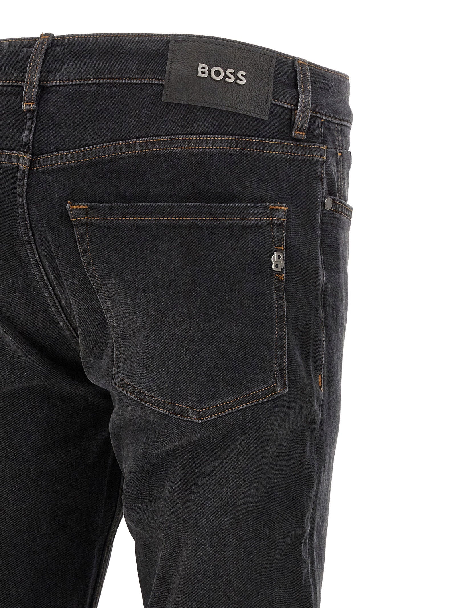 Hugo Boss H-Delaware Slim Jeans Zwart Jeans Hugo Boss