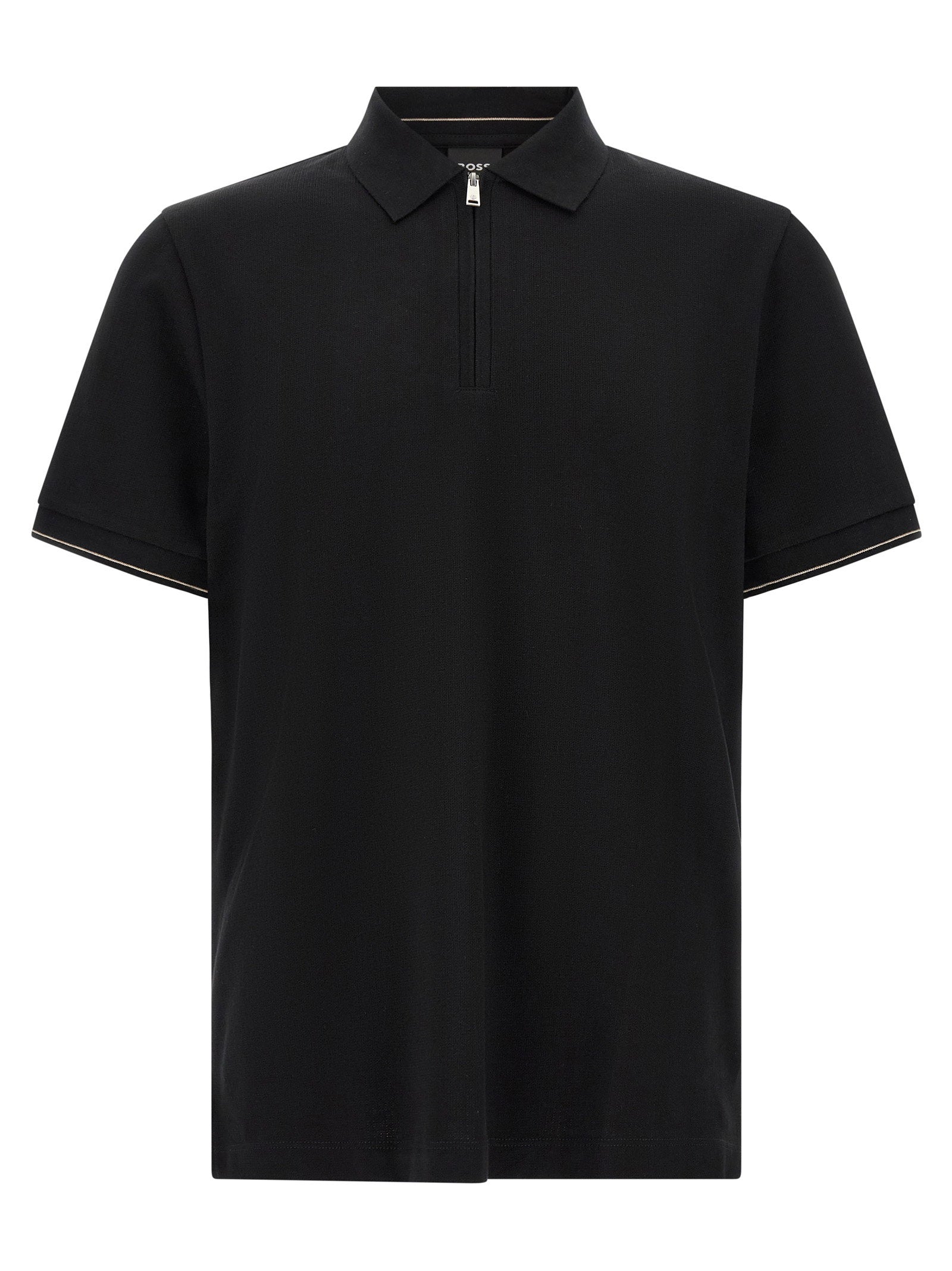 Hugo Boss C-Pei 90 Half-Zip Poloshirt Zwart Shirts Hugo Boss