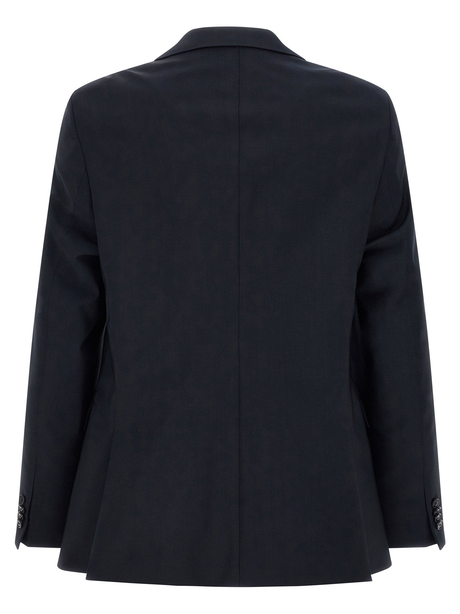 Detail van de klassieke revers van het Hugo Boss H-Houston colbert
