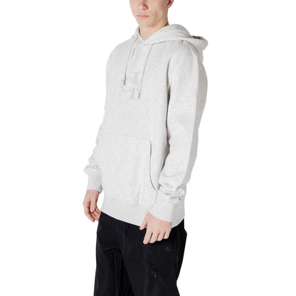 Calvin Klein Jeans Gray Cotton Hoody