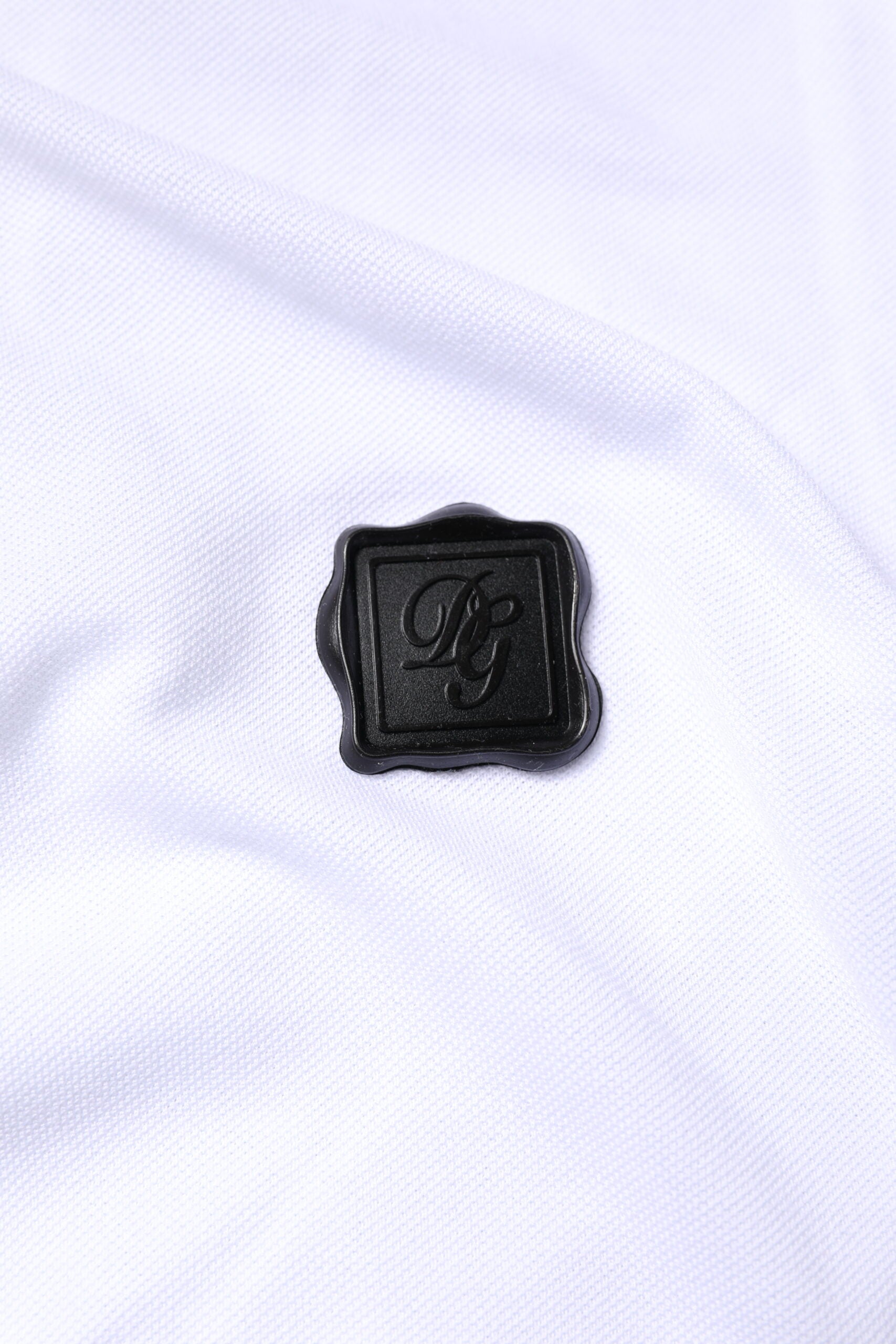 Dolce & Gabbana White Cotton Logo Collared Polo T-shirt