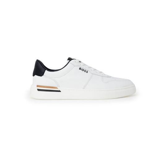Hugo Boss Clint Tenn Leather Cupsole Trainers