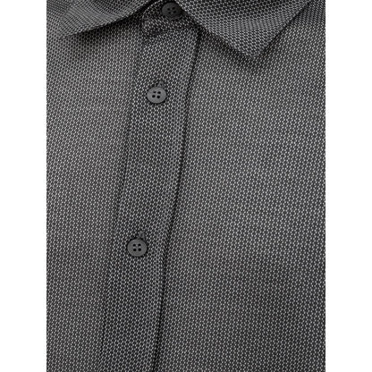 Canali Gray Cotton Shirt