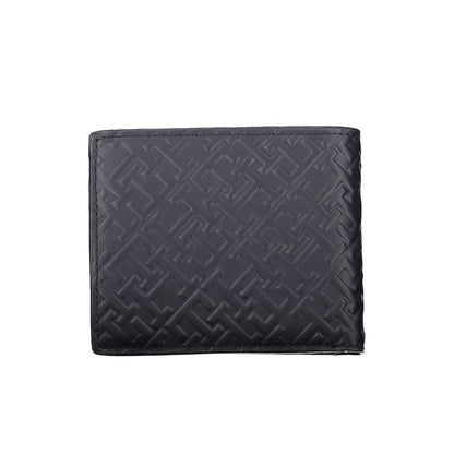 Tommy Hilfiger Blue Leather Men Wallet
