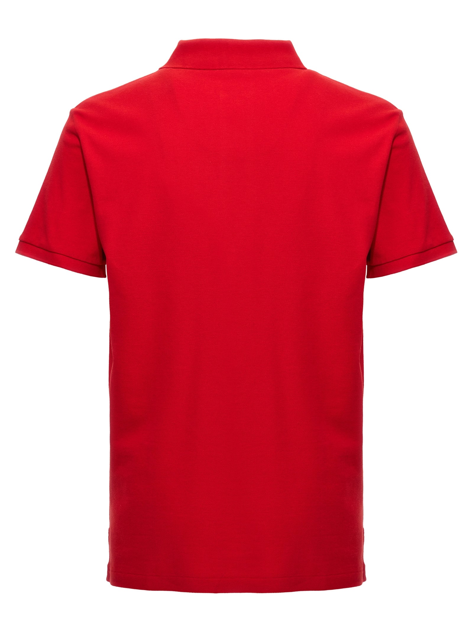 Polo Ralph Lauren Slim Fit Piqué Polo Shirt Red-thumbmail-2