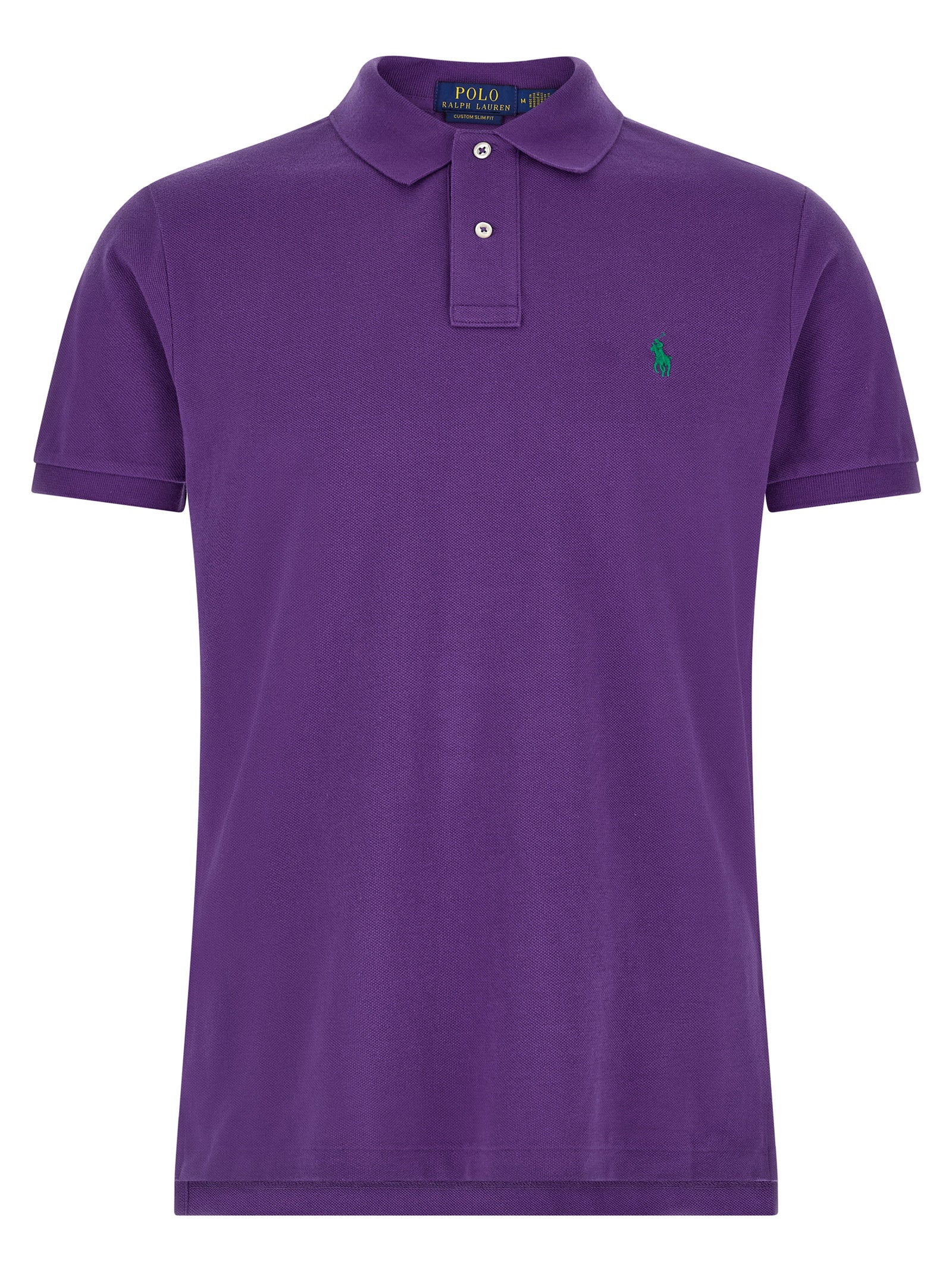 Polo Ralph Lauren Custom Slim Fit Piqué Polo Paars-thumbmail-1