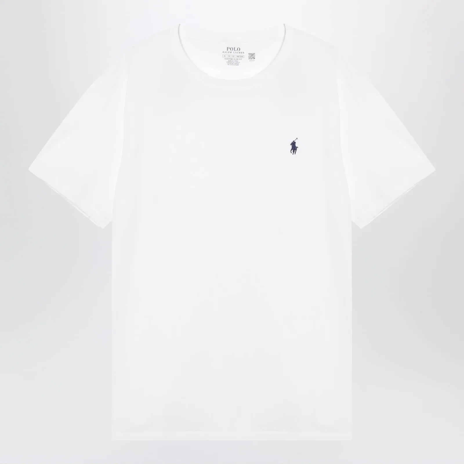 Polo Ralph Lauren T-shirt white in cotton Custom Slim-Fit Topwear Polo Ralph Lauren
