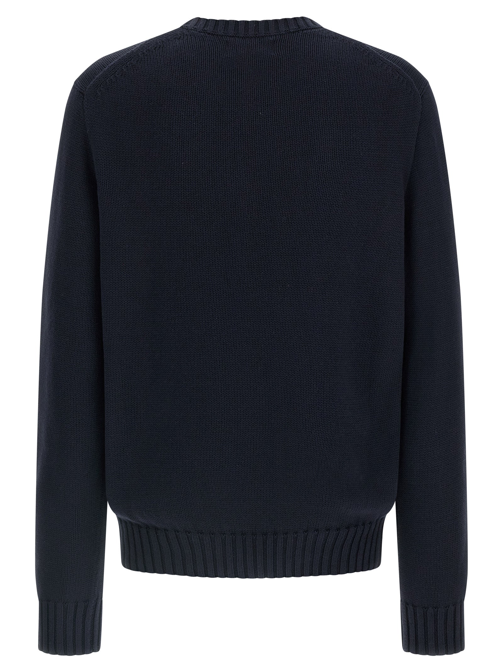 Polo Ralph Lauren The Iconic Flag Cotton Crewneck Sweater Navy-thumbmail-2