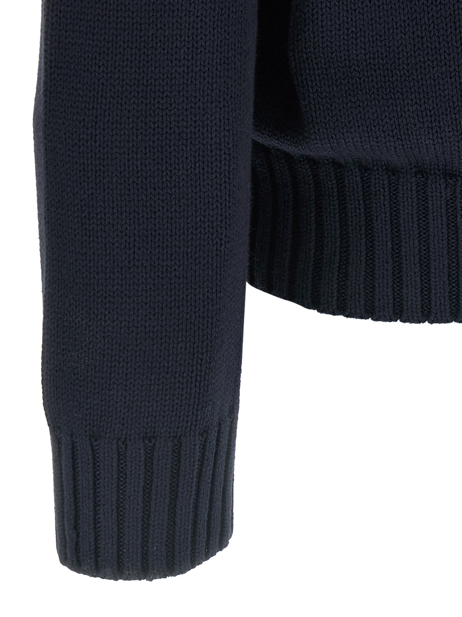 Polo Ralph Lauren The Iconic Flag Cotton Crewneck Sweater Navy-thumbmail-4
