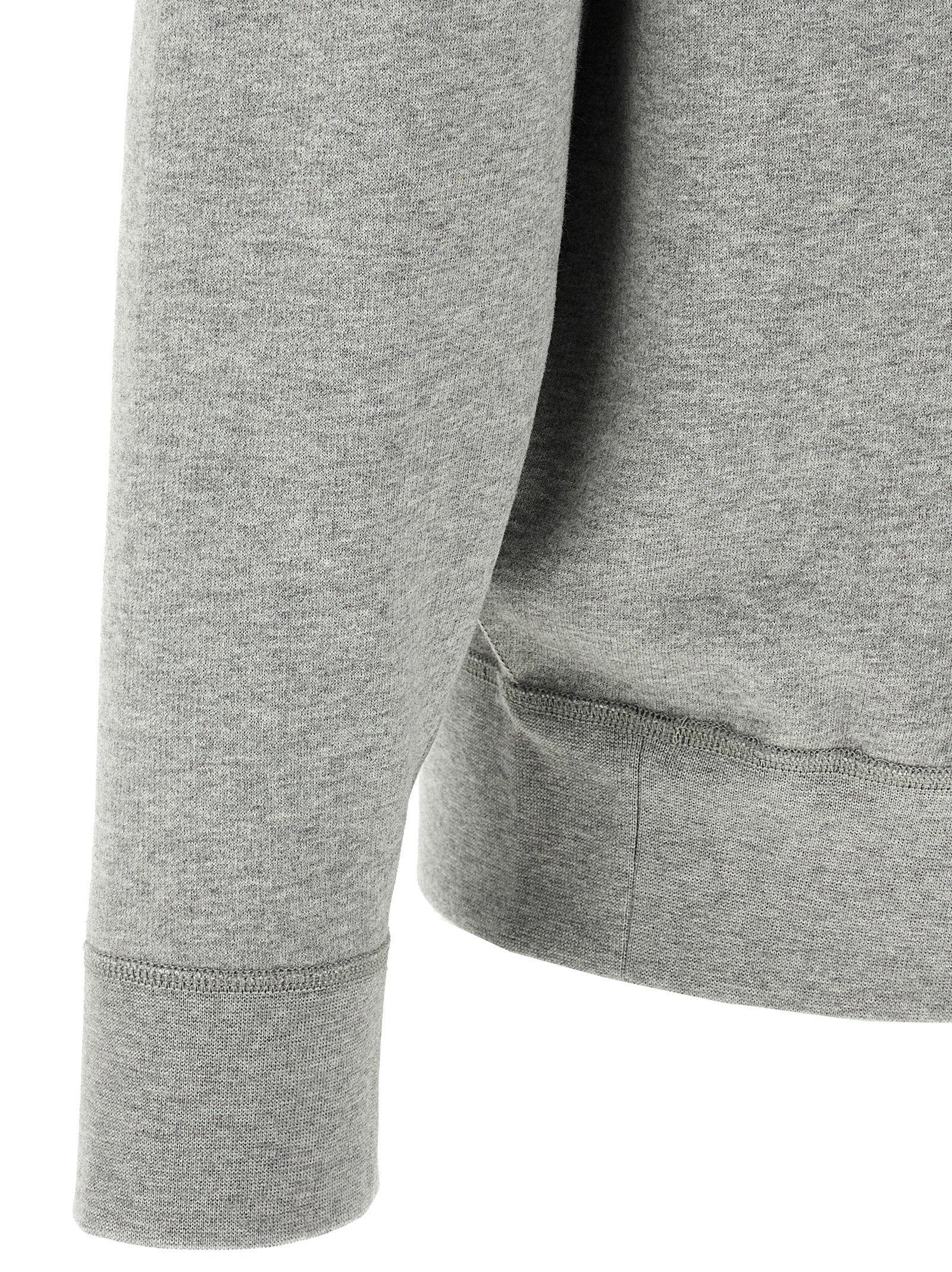 Polo Ralph Lauren La Felpa RL Sweatshirt Grijs Gemêleerd-thumbmail-4