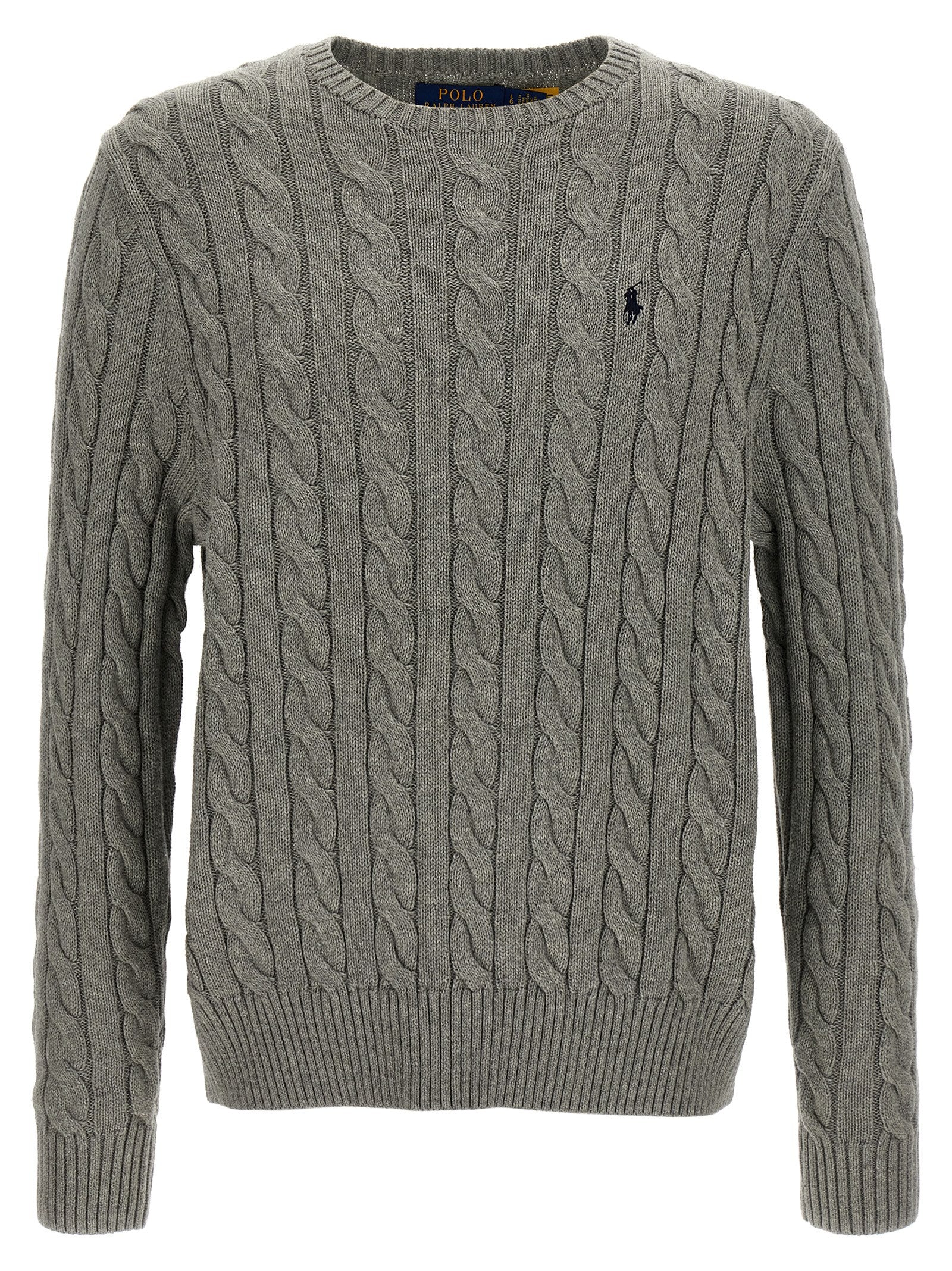 Polo Ralph Lauren Cotton Braided Sweater Knitwear Polo Ralph Lauren