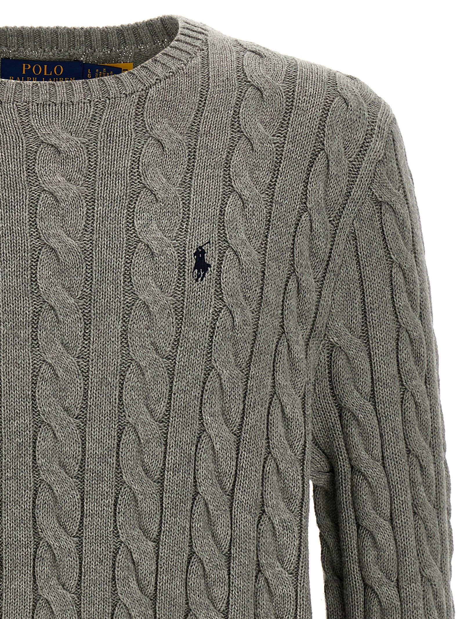 Polo Ralph Lauren Cotton Braided Sweater Knitwear Polo Ralph Lauren