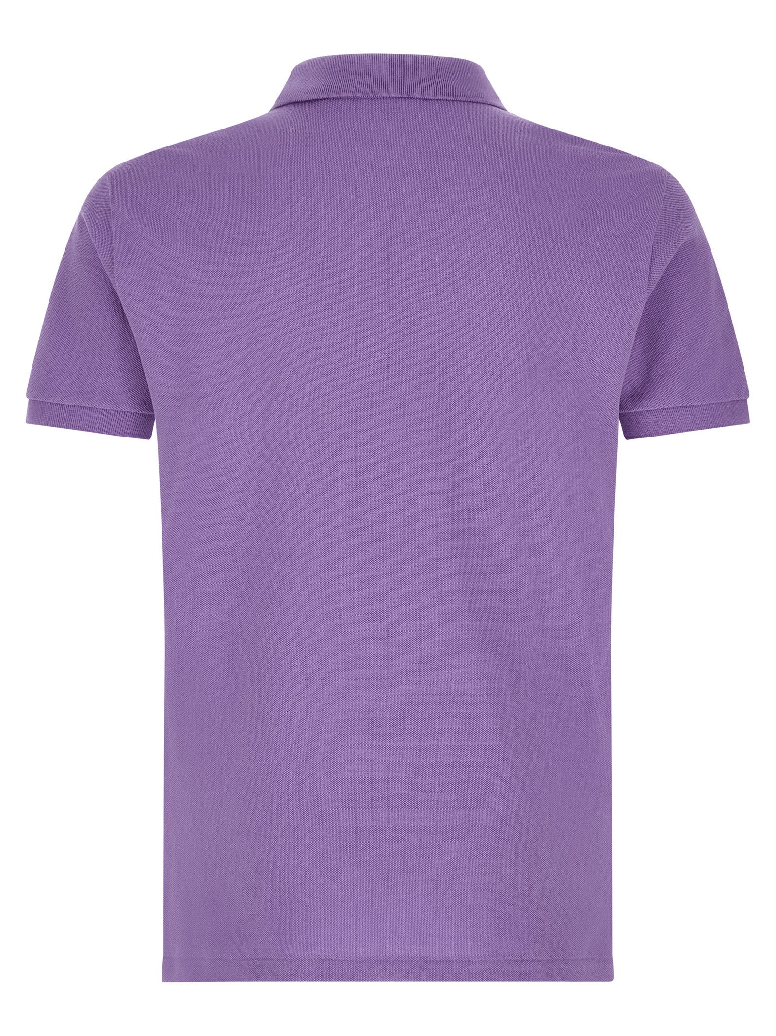 Polo Ralph Lauren Custom Slim Fit Piqué Polo Shirt Purple-thumbmail-2