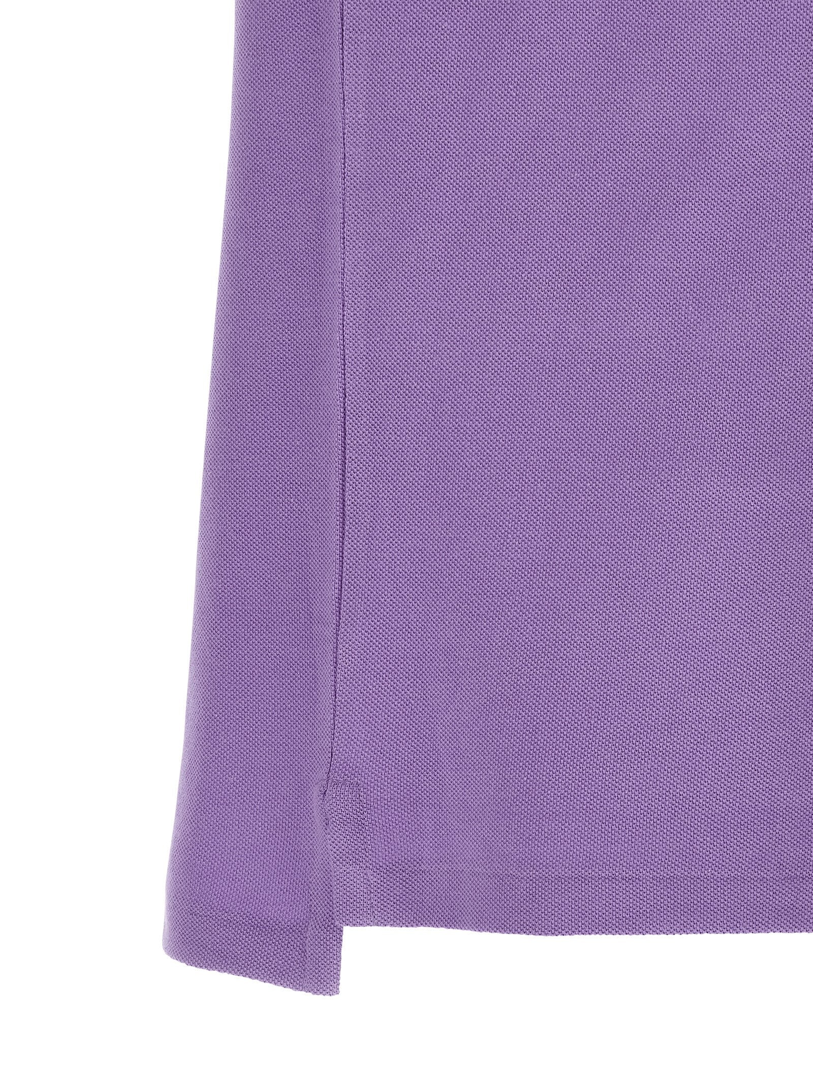 Polo Ralph Lauren Custom Slim Fit Piqué Polo Shirt Purple-thumbmail-4