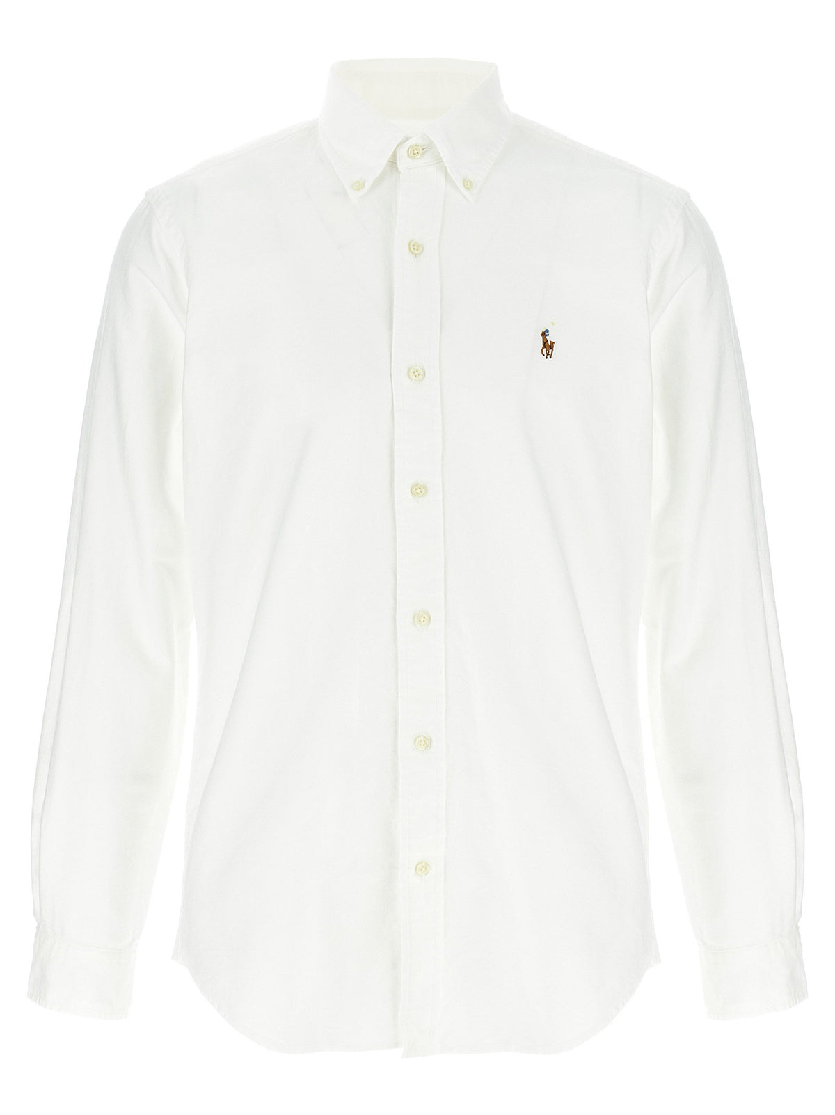 Polo Ralph Lauren Custom Fit Oxford Overhemd Wit