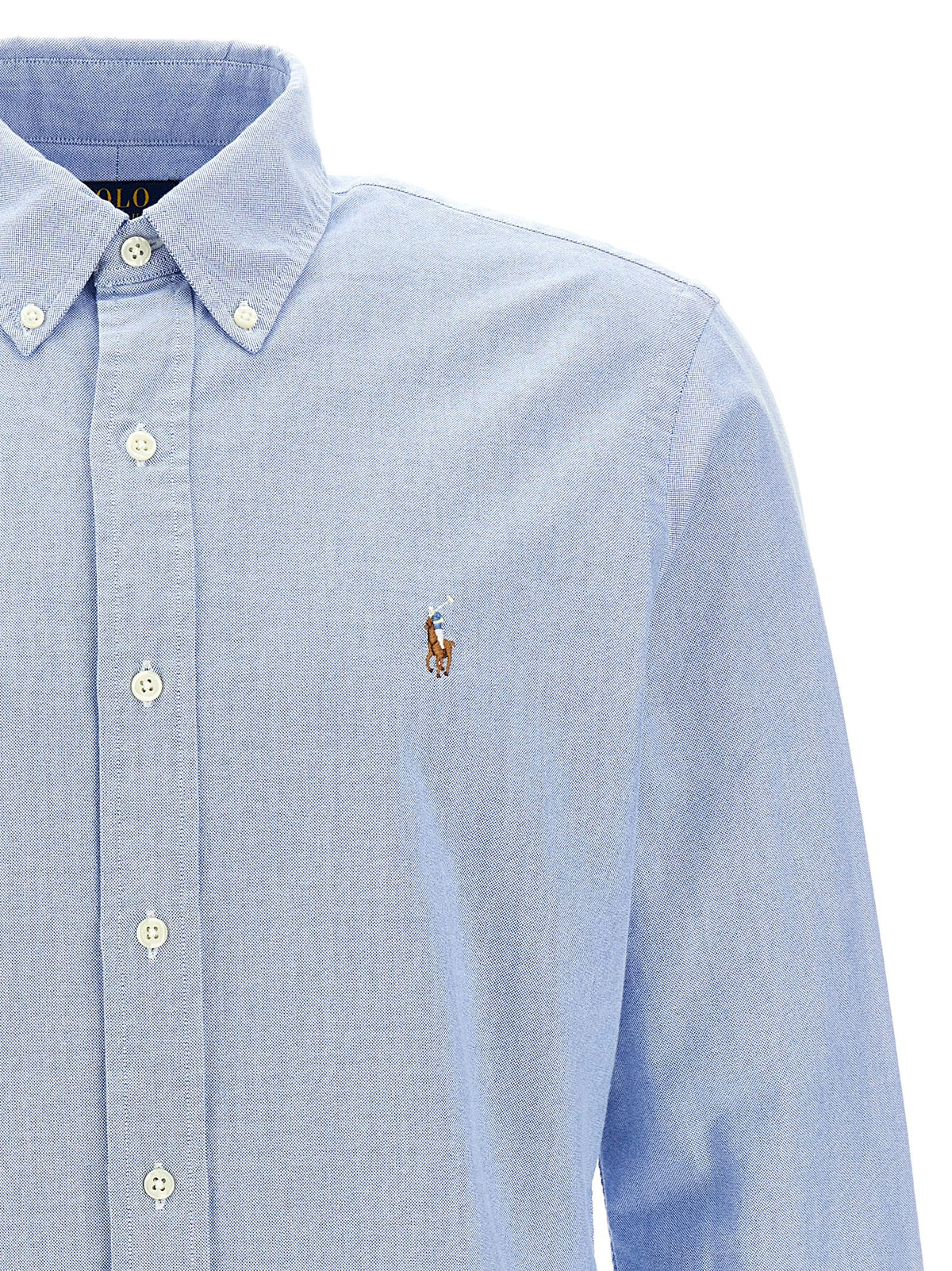 Polo Ralph Lauren Oxford Overhemd Custom Fit Lichtblauw-thumbmail-3