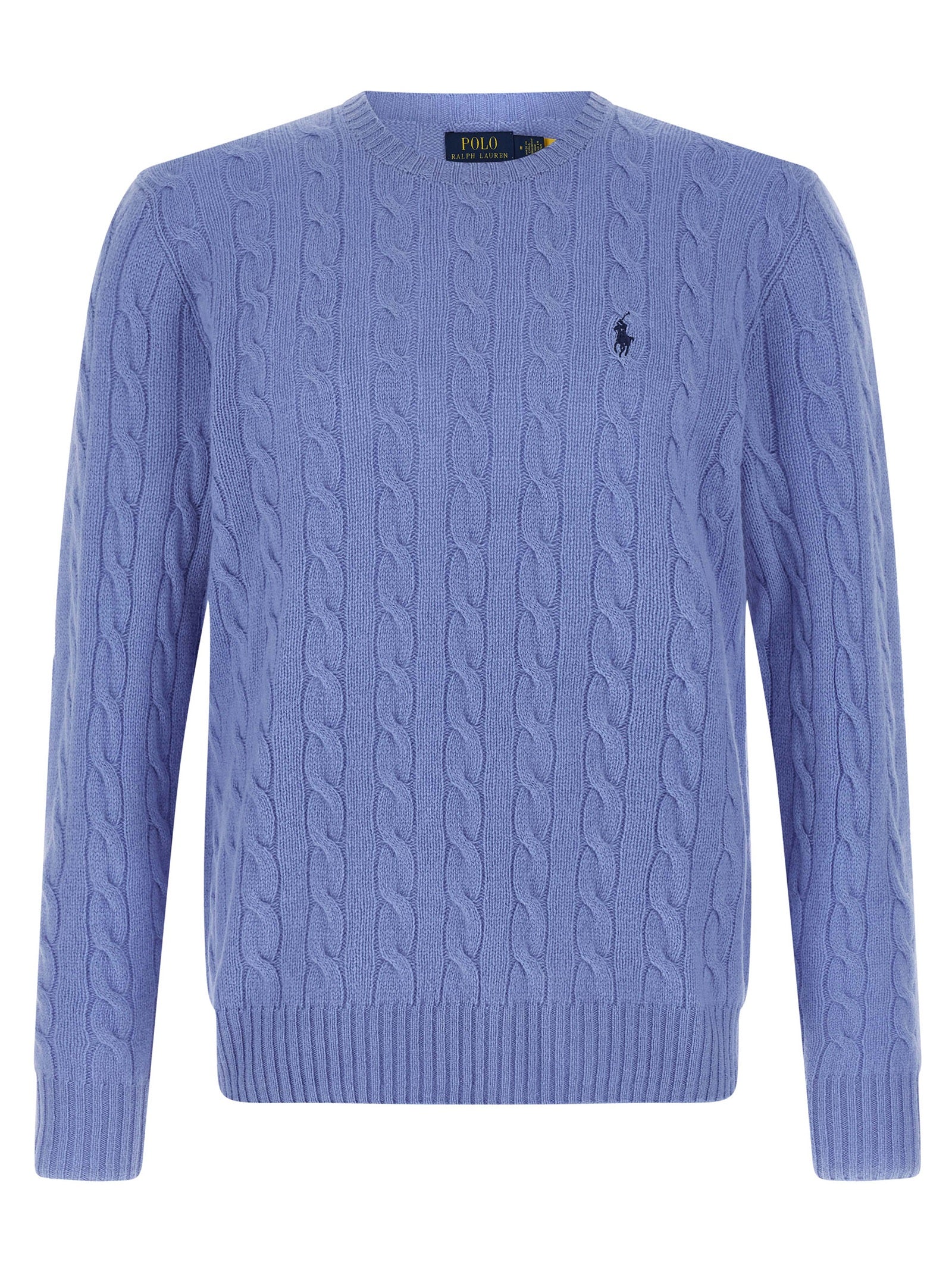 Polo Ralph Lauren Cable-Knit Cotton Sweater Austin Blue