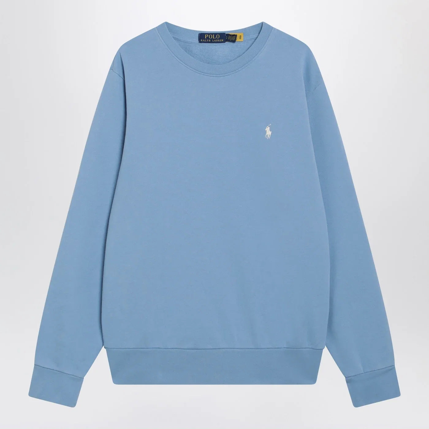 Polo Ralph Lauren Light blue cotton crew-neck sweatshirt Knitwear Polo Ralph Lauren