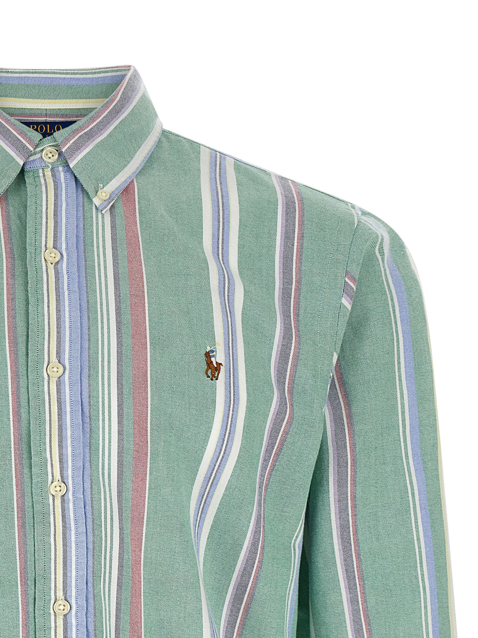 Polo Ralph Lauren Oxford Gestreept Katoenen Overhemd Meerkleurig-thumbmail-3
