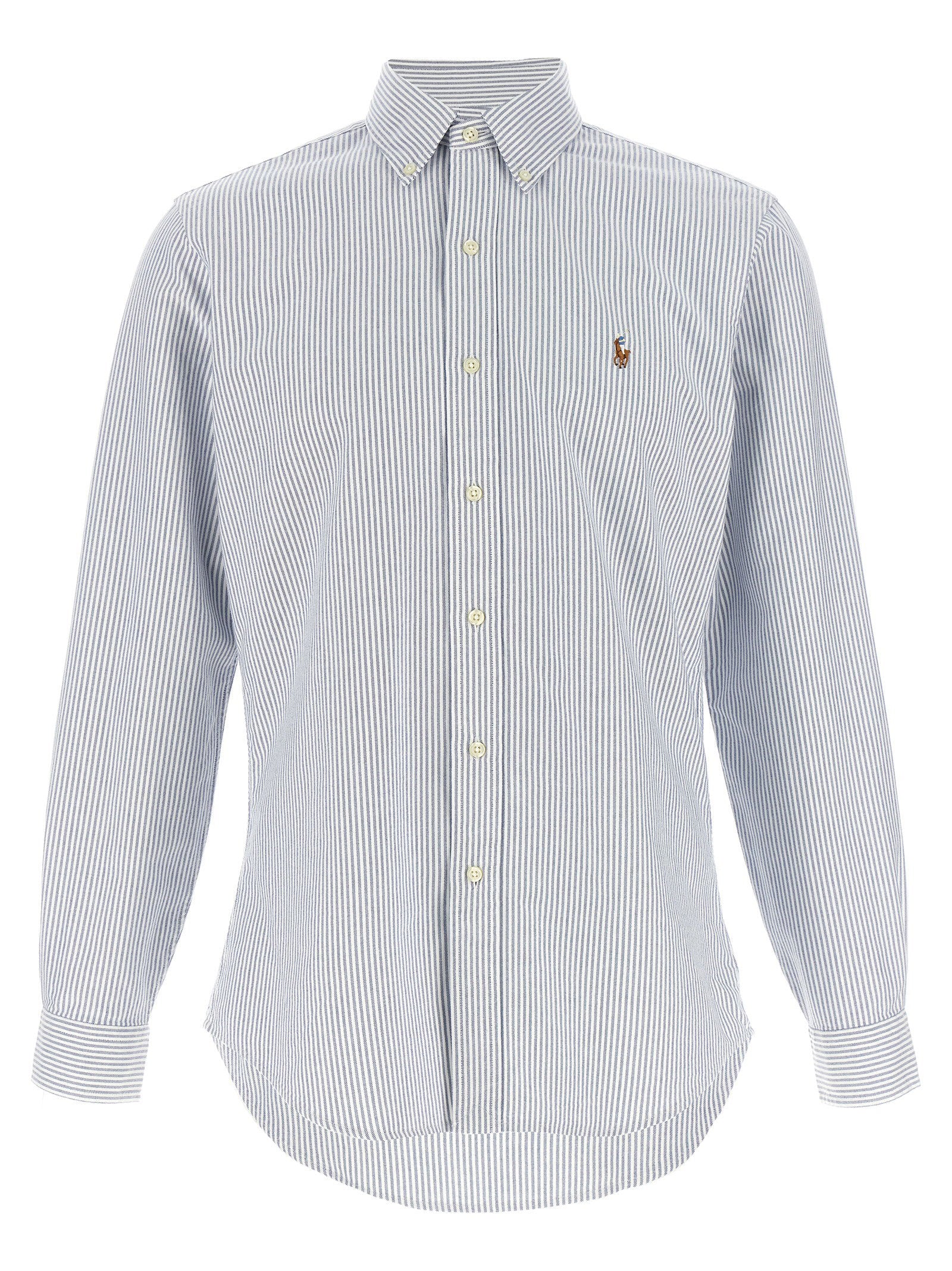 Polo Ralph Lauren Custom Fit Oxford Overhemd Gestreept Shirts Polo Ralph Lauren