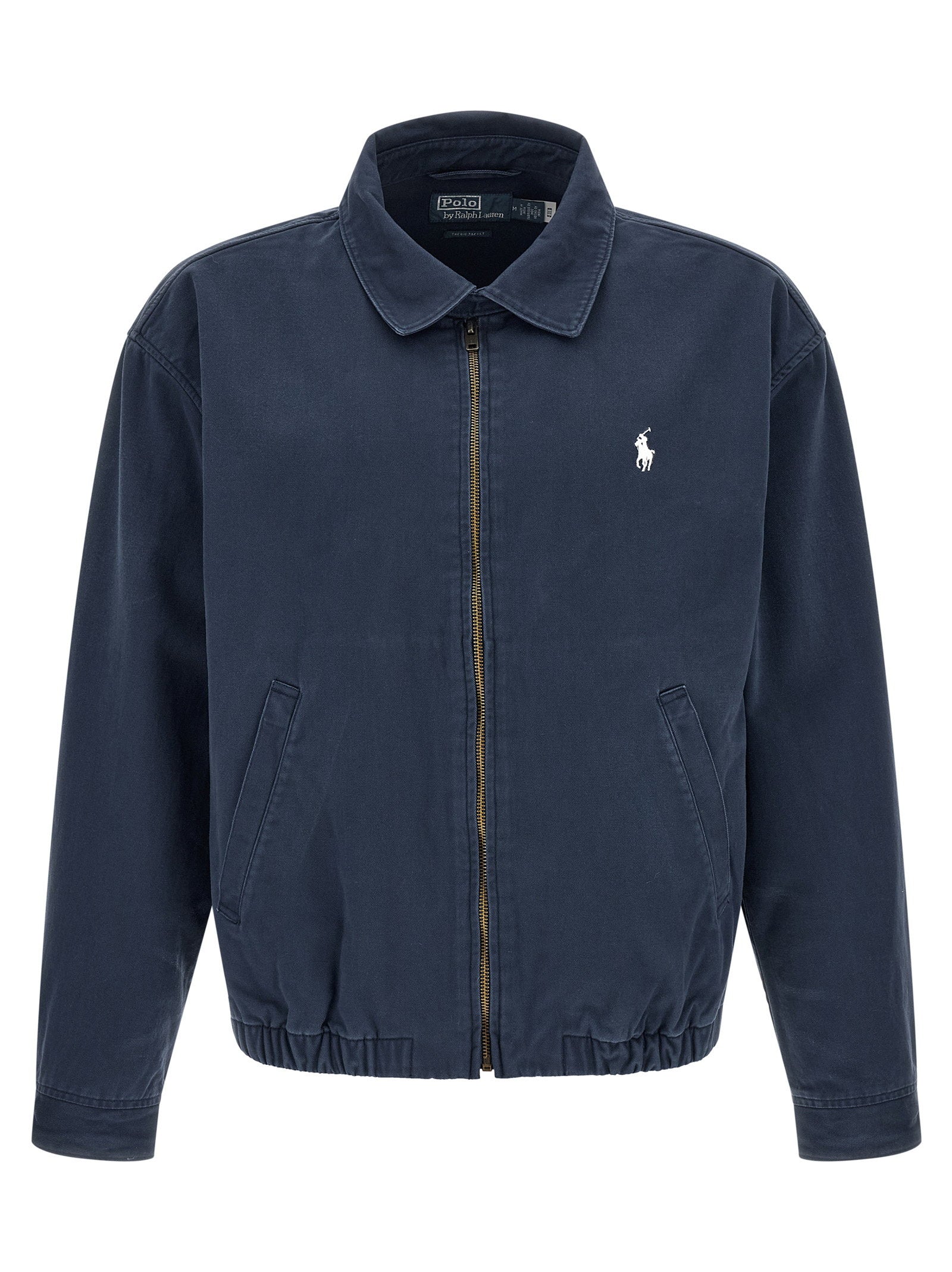 Polo Ralph Lauren Big Bayport Oversized Katoenen Windjack Marineblauw Jackets Polo Ralph Lauren