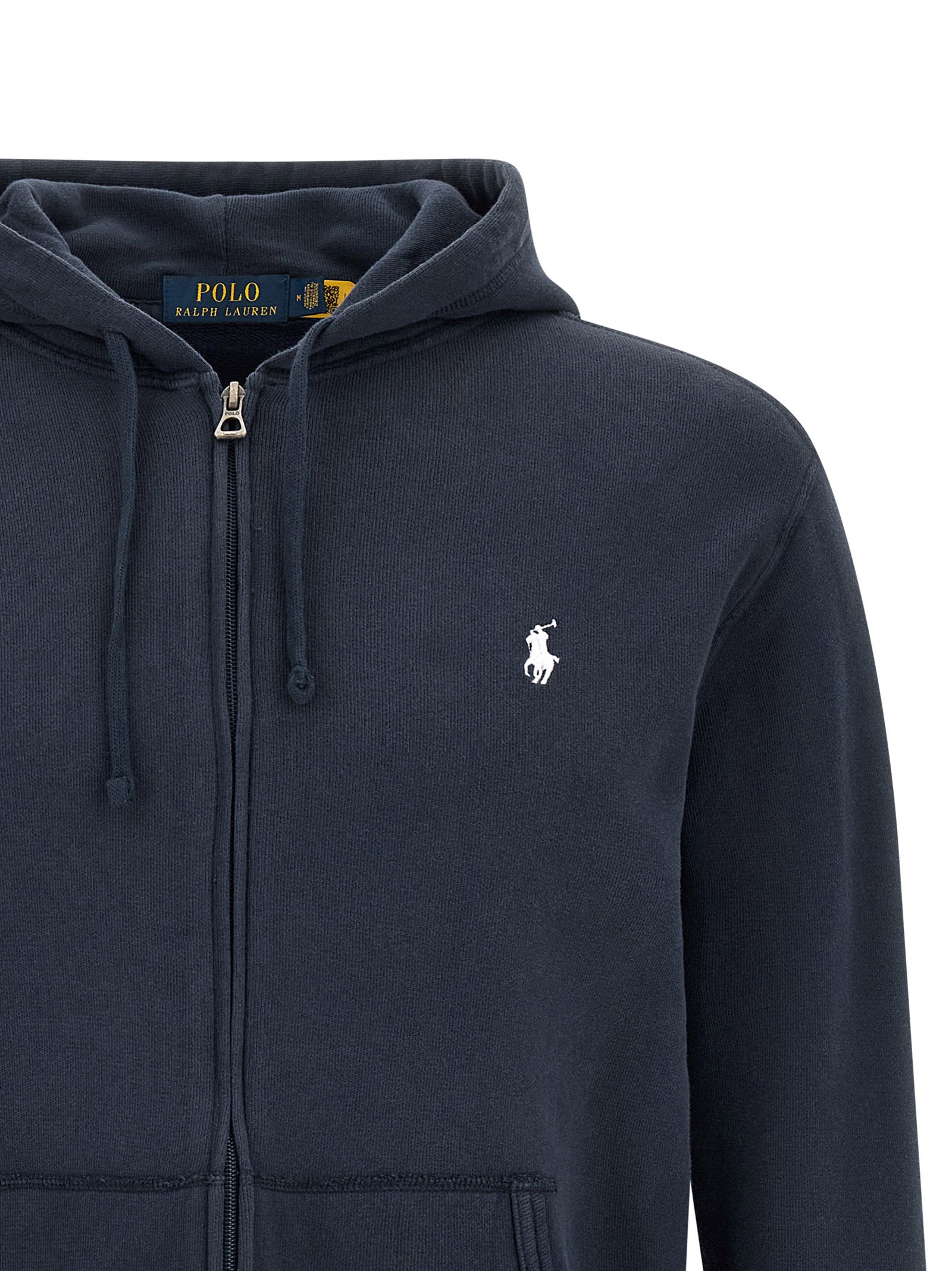 Polo Ralph Lauren Loopback Katoenen Full-Zip Hoodie Navy-thumbmail-3