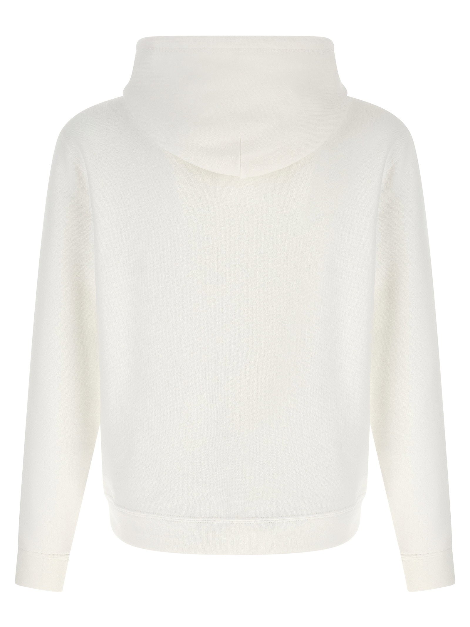 Polo Ralph Lauren Loopback Katoenen Full-Zip Hoodie Wit-thumbmail-2