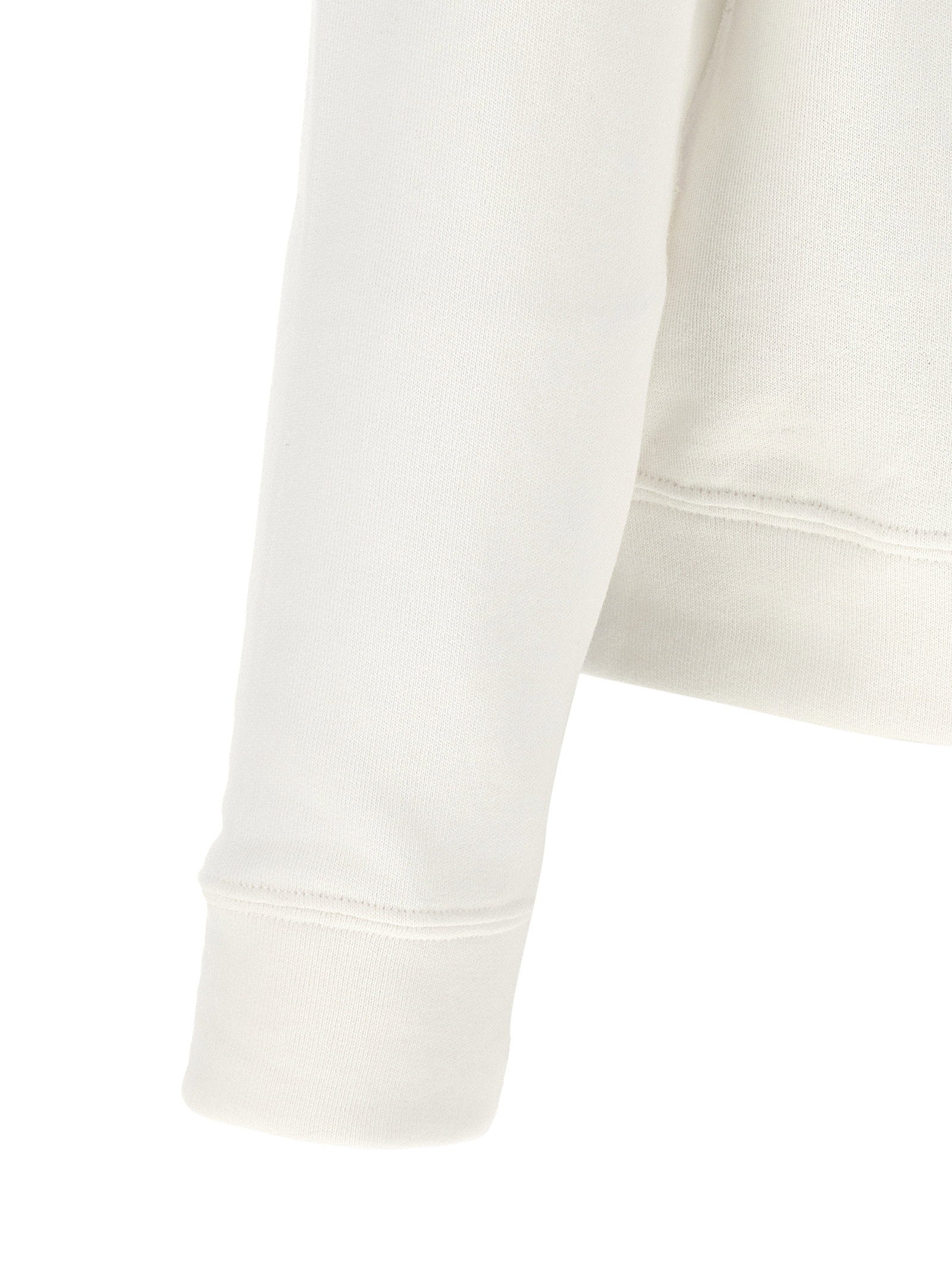Polo Ralph Lauren Loopback Katoenen Full-Zip Hoodie Wit-thumbmail-4