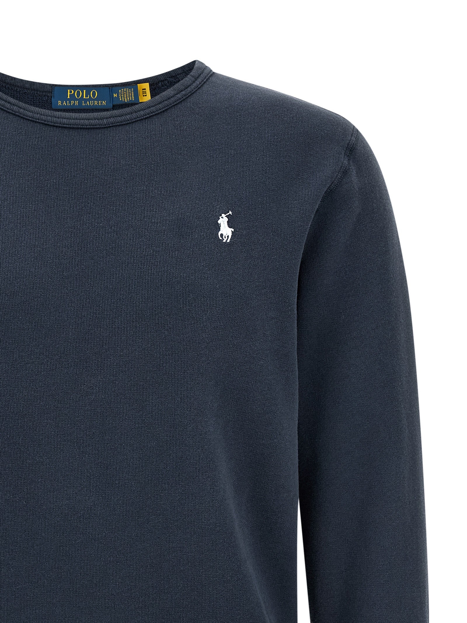 Polo Ralph Lauren Loopback Cotton Sweatshirt Navy-thumbmail-3