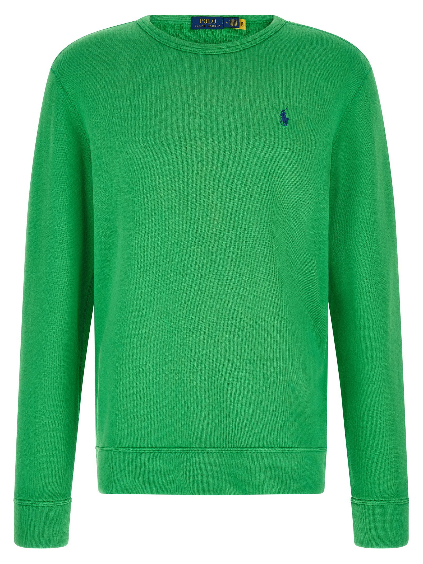 Polo Ralph Lauren Loopback Cotton Sweatshirt Groen Topwear Polo Ralph Lauren