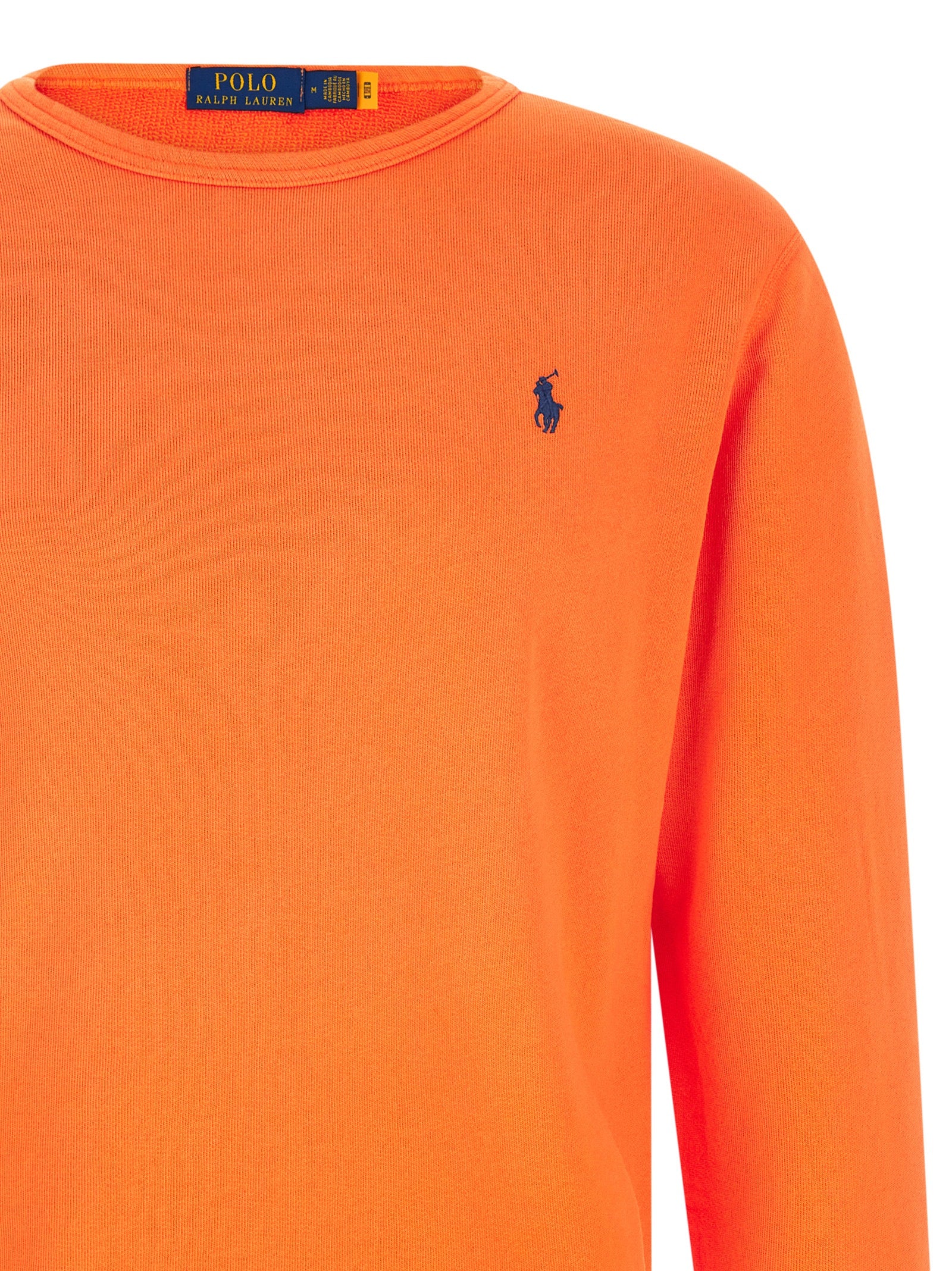 Polo Ralph Lauren Loopback Cotton Sweatshirt Orange-thumbmail-3
