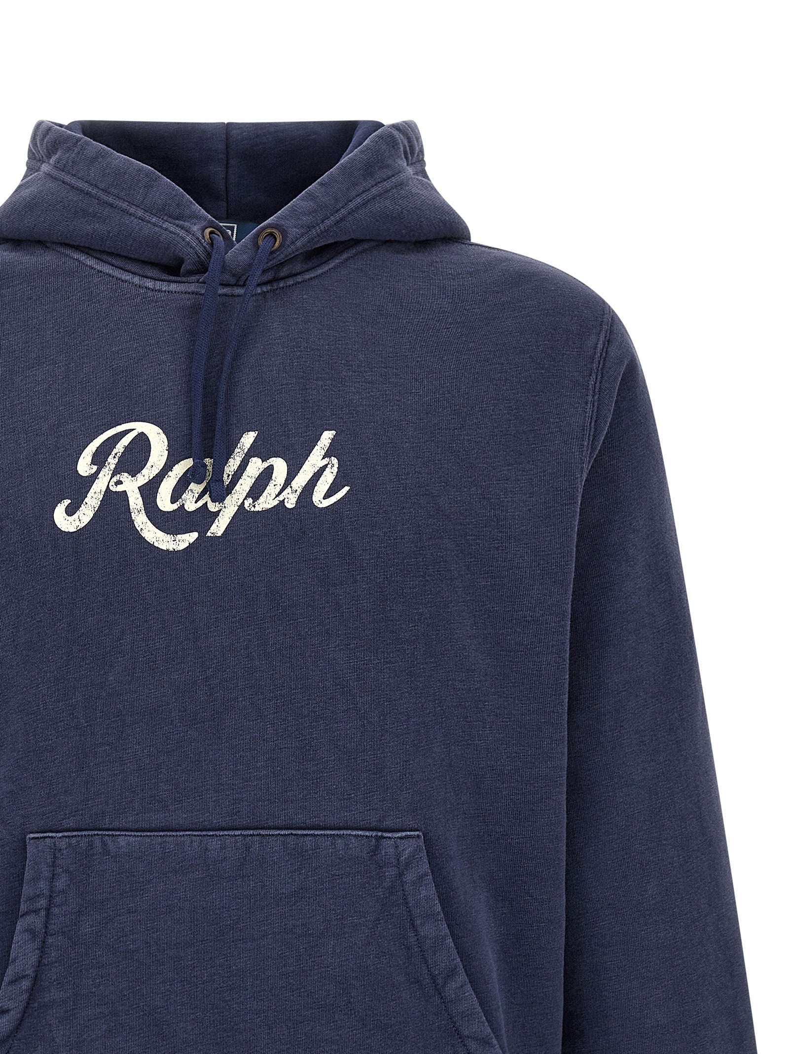 Polo Ralph Lauren Ralph Script Fleece Hoodie Navy-thumbmail-3