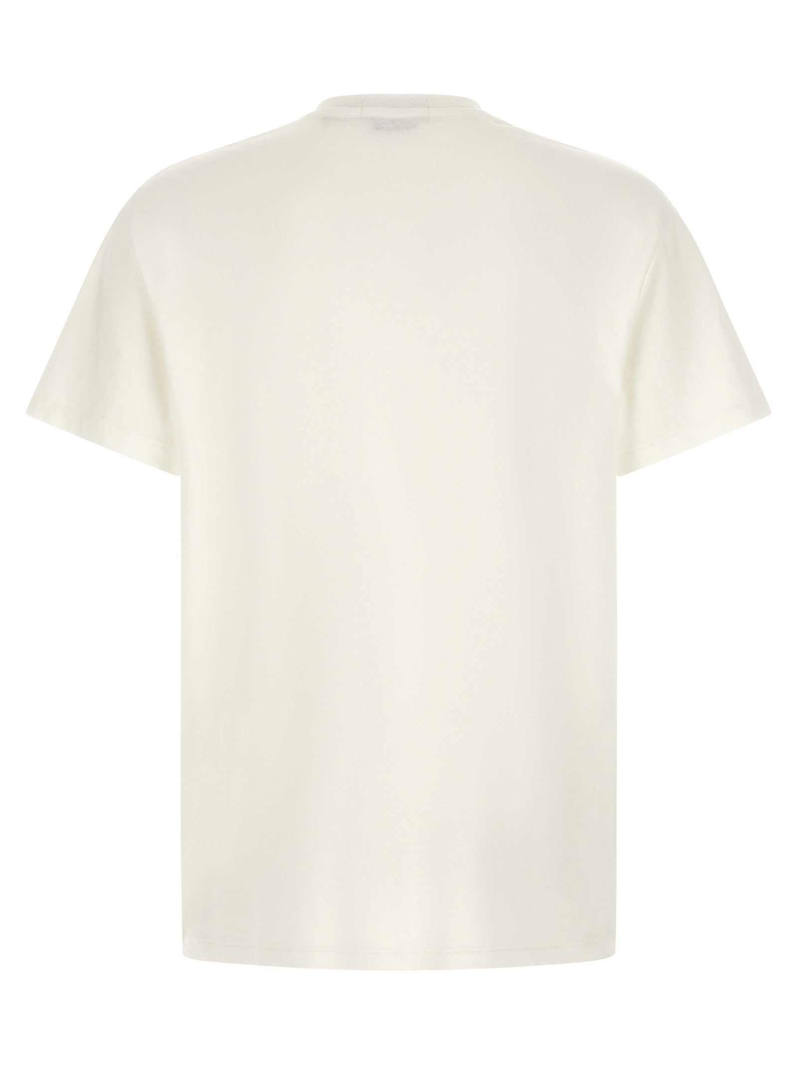 Polo Ralph Lauren Aged Effect Patch Katoenen T-shirt Blauw Topwear Polo Ralph Lauren